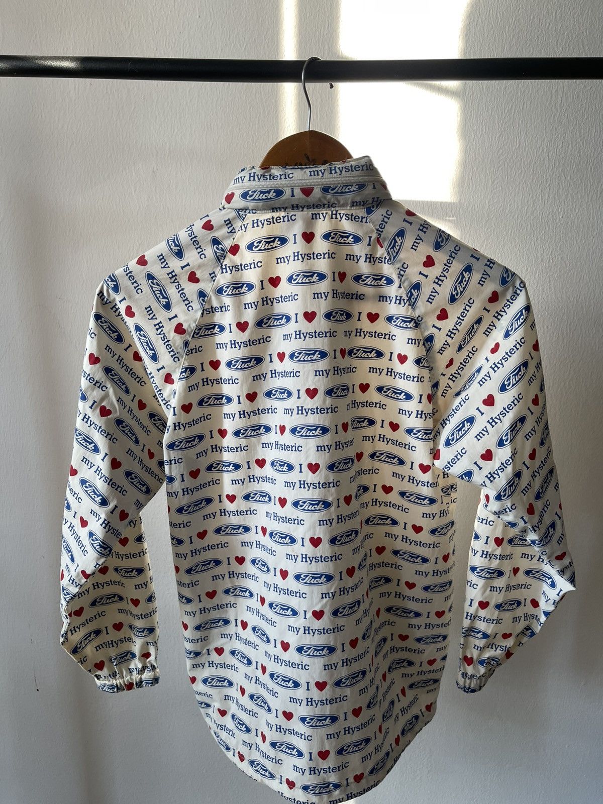 Hysteric Glamour 2000s Hysteric Glamour Overprint Fuck Love JACKET #98 Size US XS / EU 42 / 0 - 5 Thumbnail