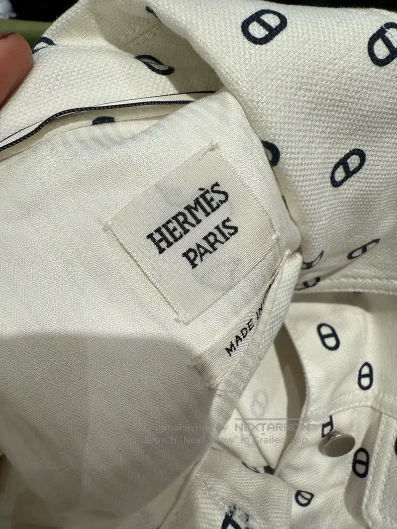 Hermes Hermes Women's Pig Nose Denim Short Jacket Size XS / US 0-2 / IT 36-38 - 5 Thumbnail