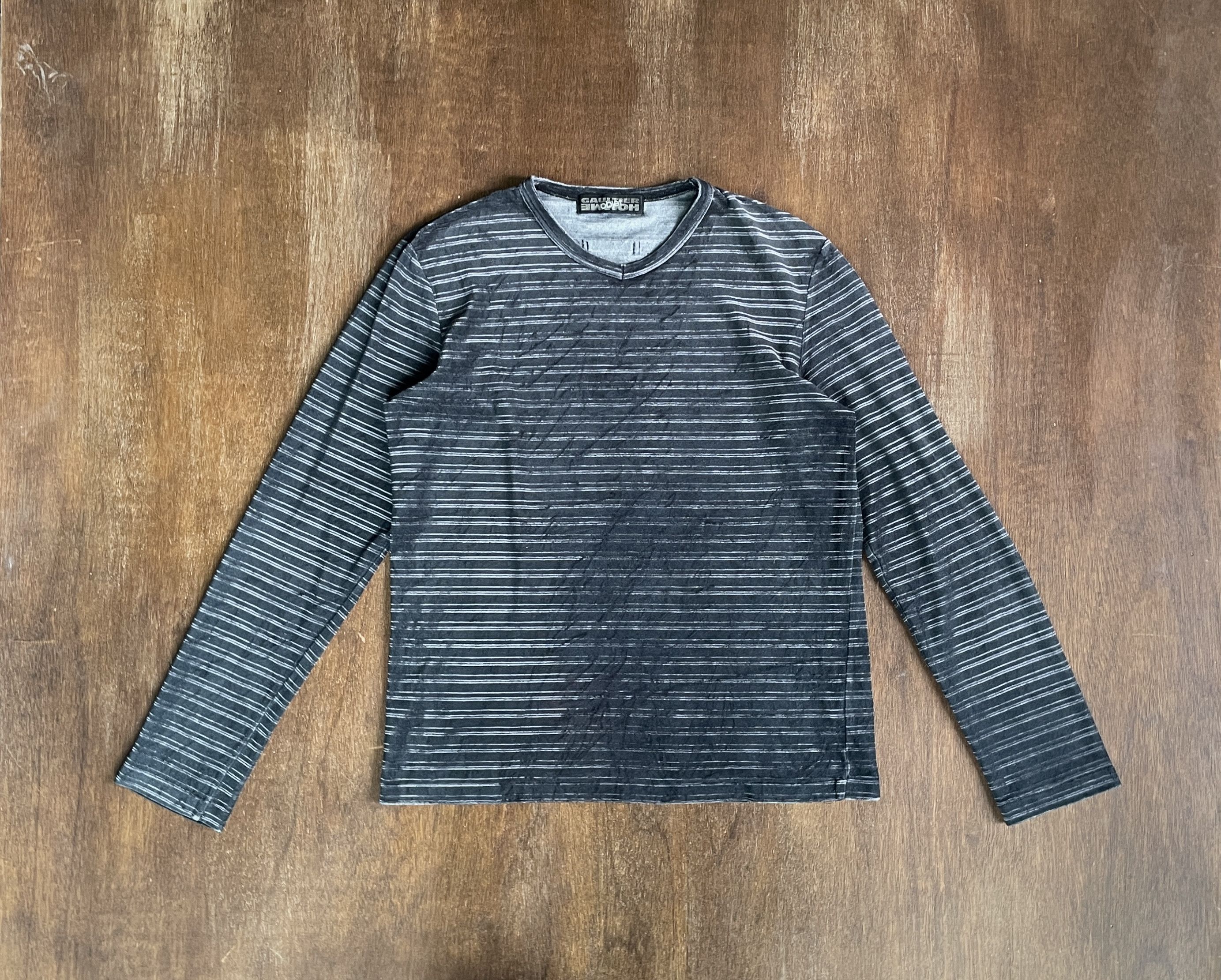 Jean Paul Gaultier Jean Paul Gaultier Stripped Sweatshirt Size US M / EU 48-50 / 2 - 1 Thumbnail