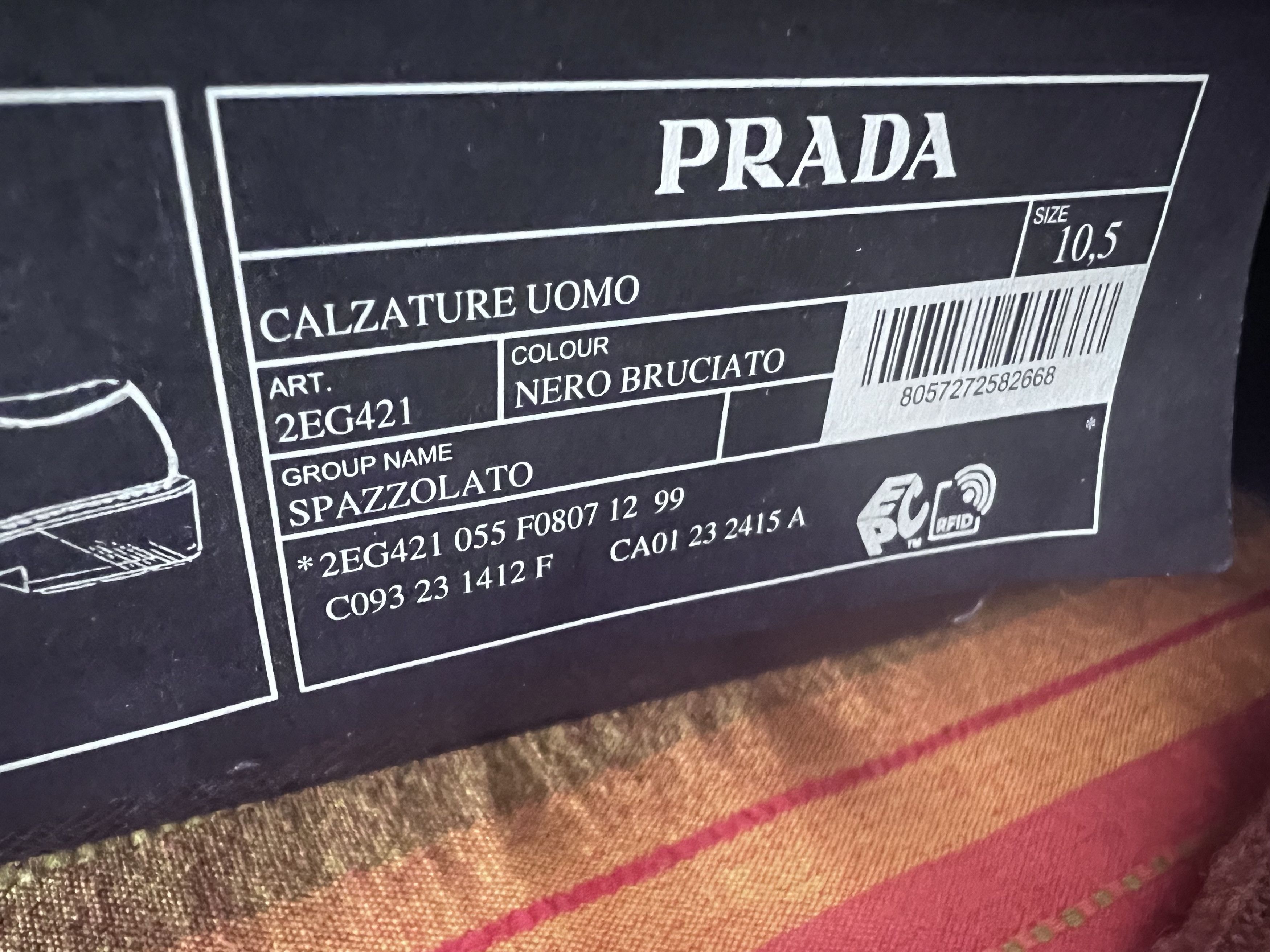 Prada Prada Opaque Brushed Leather Size US 10.5 / EU 43-44 - 8 Thumbnail