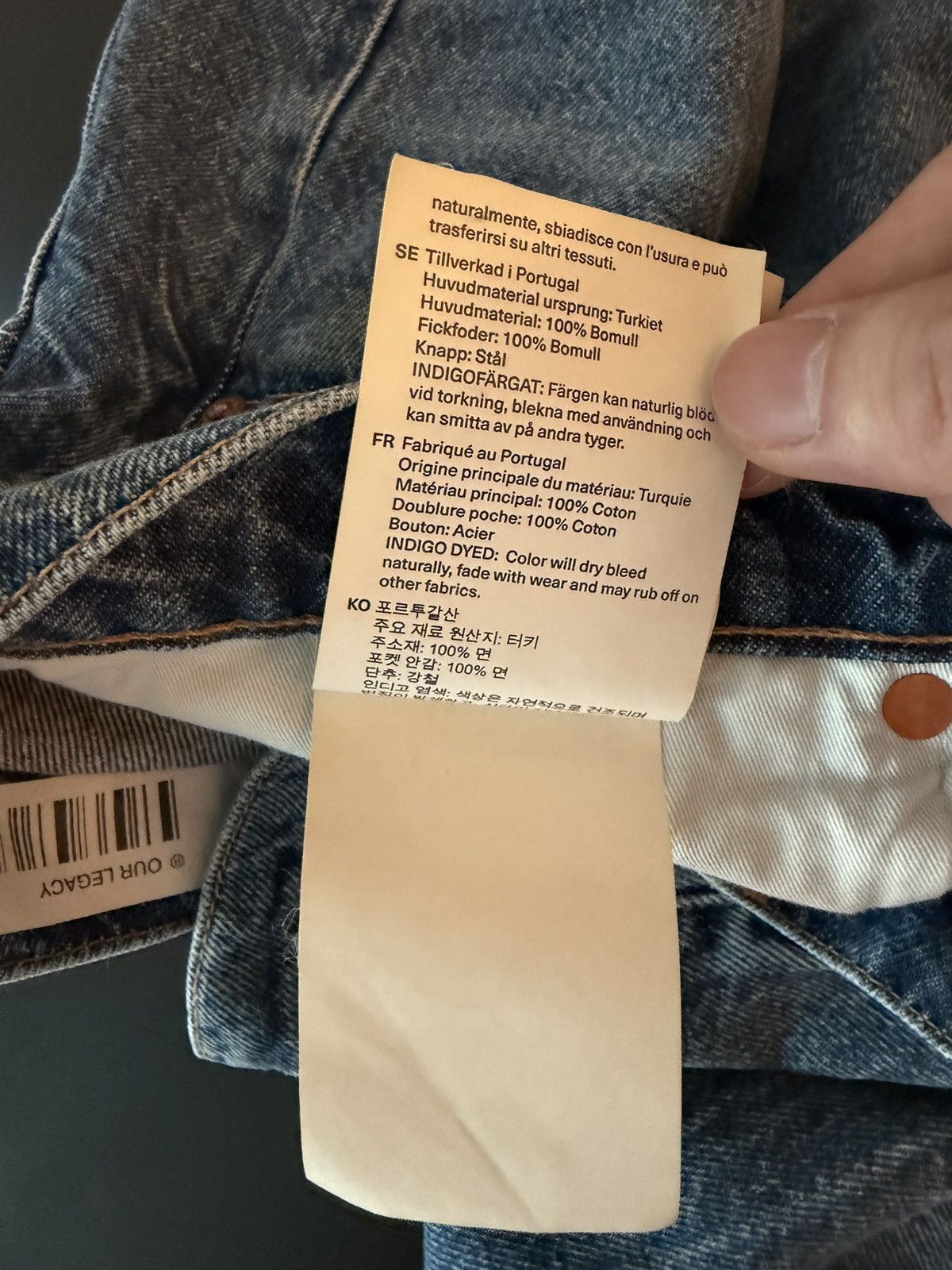 Our Legacy Our legacy third cut denim jeans Size US 34 / EU 50 - 8 Thumbnail