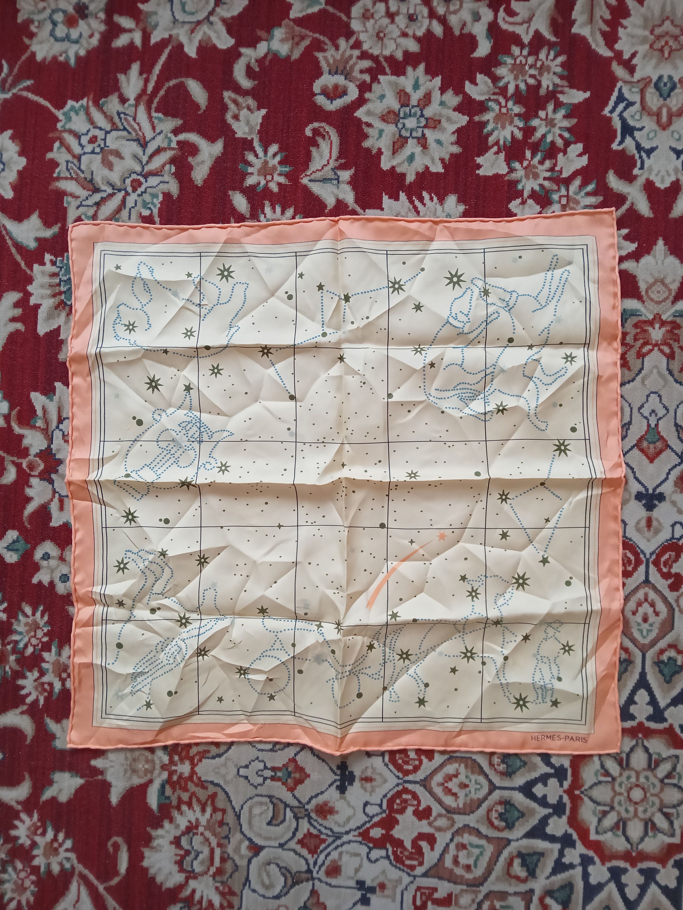 Hermes Vintage Hermes - Paris Small Silk Scarf Size ONE SIZE - 1 Thumbnail