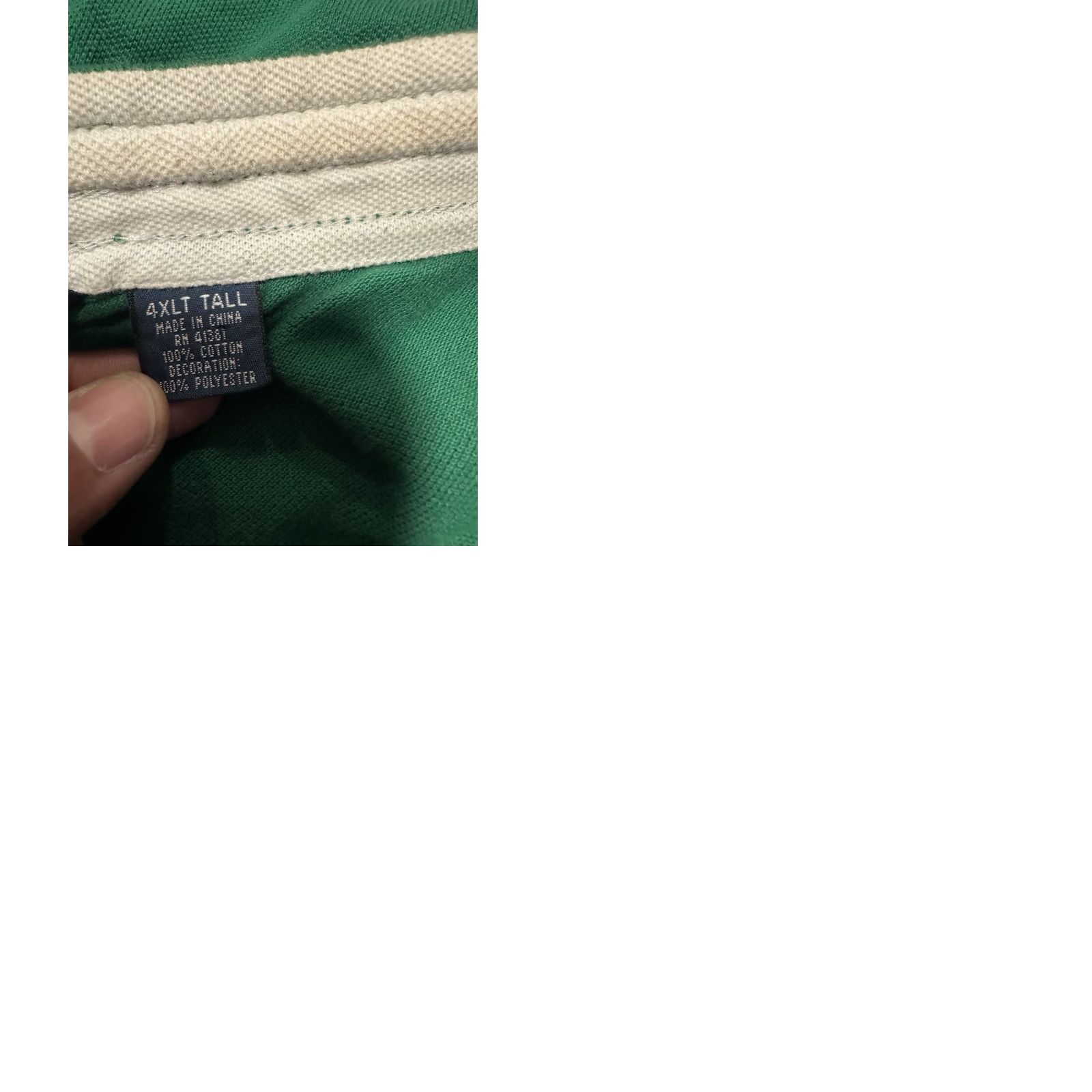 Polo Ralph Lauren VINTAGE Polo Ralph Lauren Big Pony Italia #2 PRL Cup Shorts 4XLT Tall Knit Cotton Polyester Green Mens Casual Polo Ralph Lauren shirt? Size US XXL / EU 58 / 5 - 11 Thumbnail