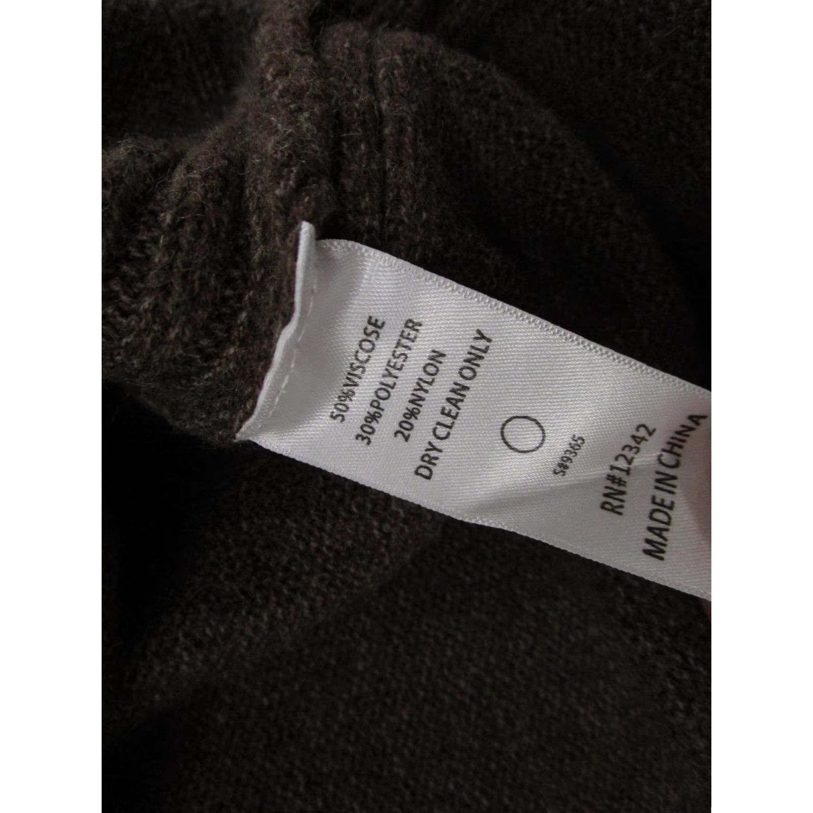 Vintage COIN 1804 Pullover Sweater Shirt Womens Size S Brown Knit Long Sleeve Winter Fall Viscose Blend Soft Warm Crewneck Pullover Size S / US 4 / IT 40 - 3 Thumbnail