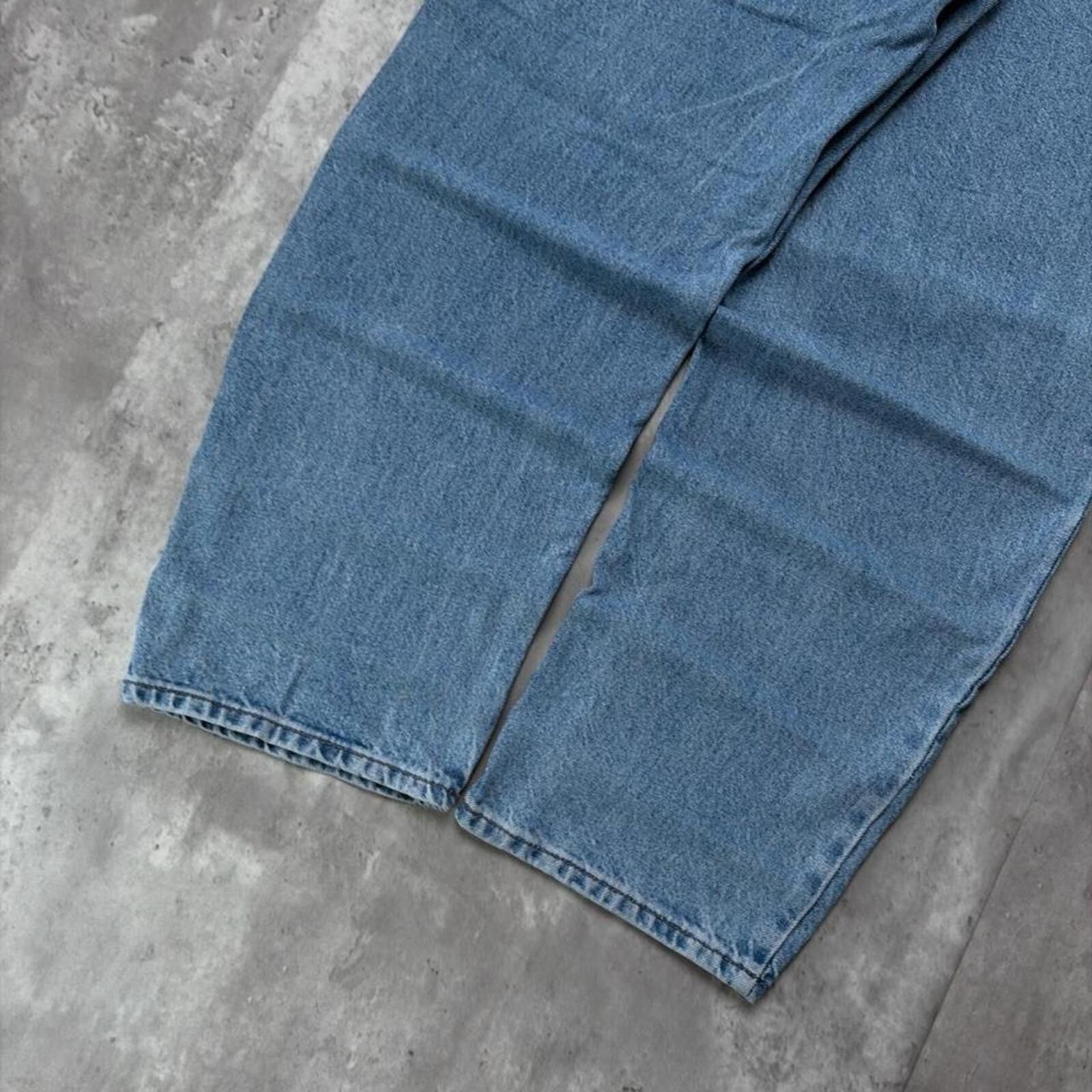 Empyre Y2K Light Wash Empyre Grunge Skater Baggy Denim Jeans Size 36" / US 14 / IT 50 - 4 Thumbnail
