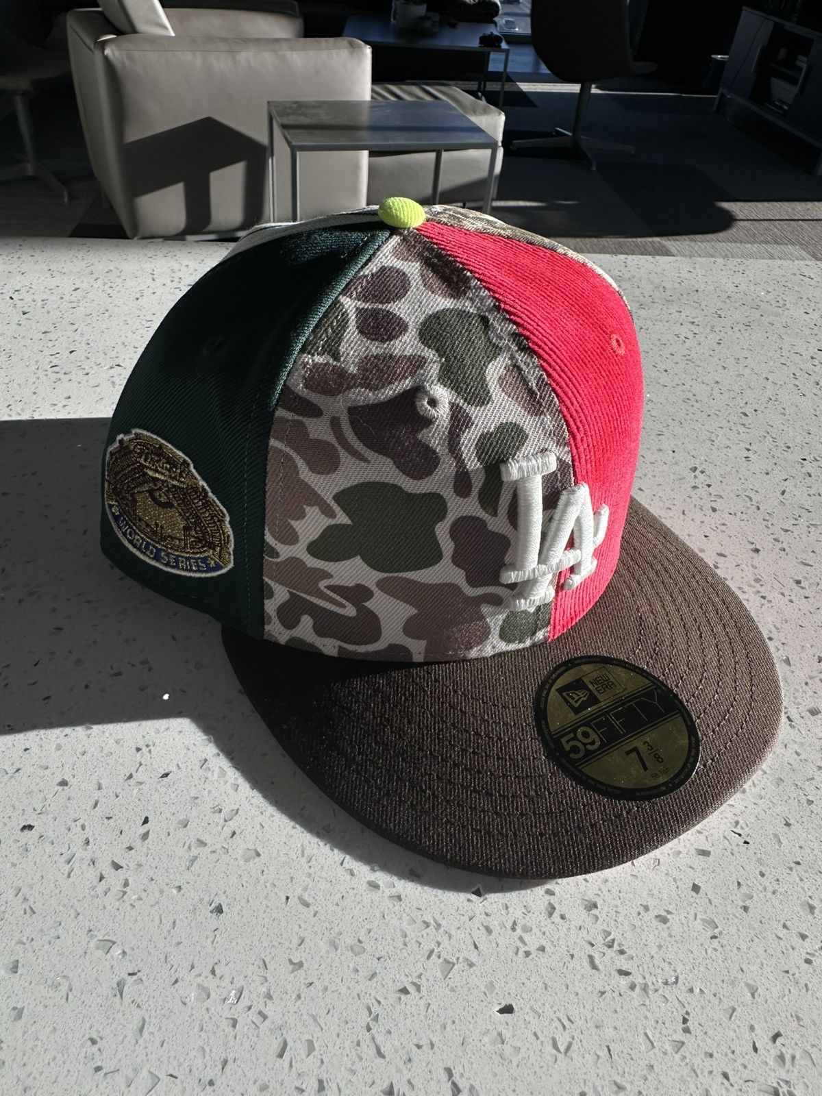 New Era Fitted 7 3/8 Dodgers Chase B x MLB - New Era 59FIFTY Size ONE SIZE - 1 Thumbnail