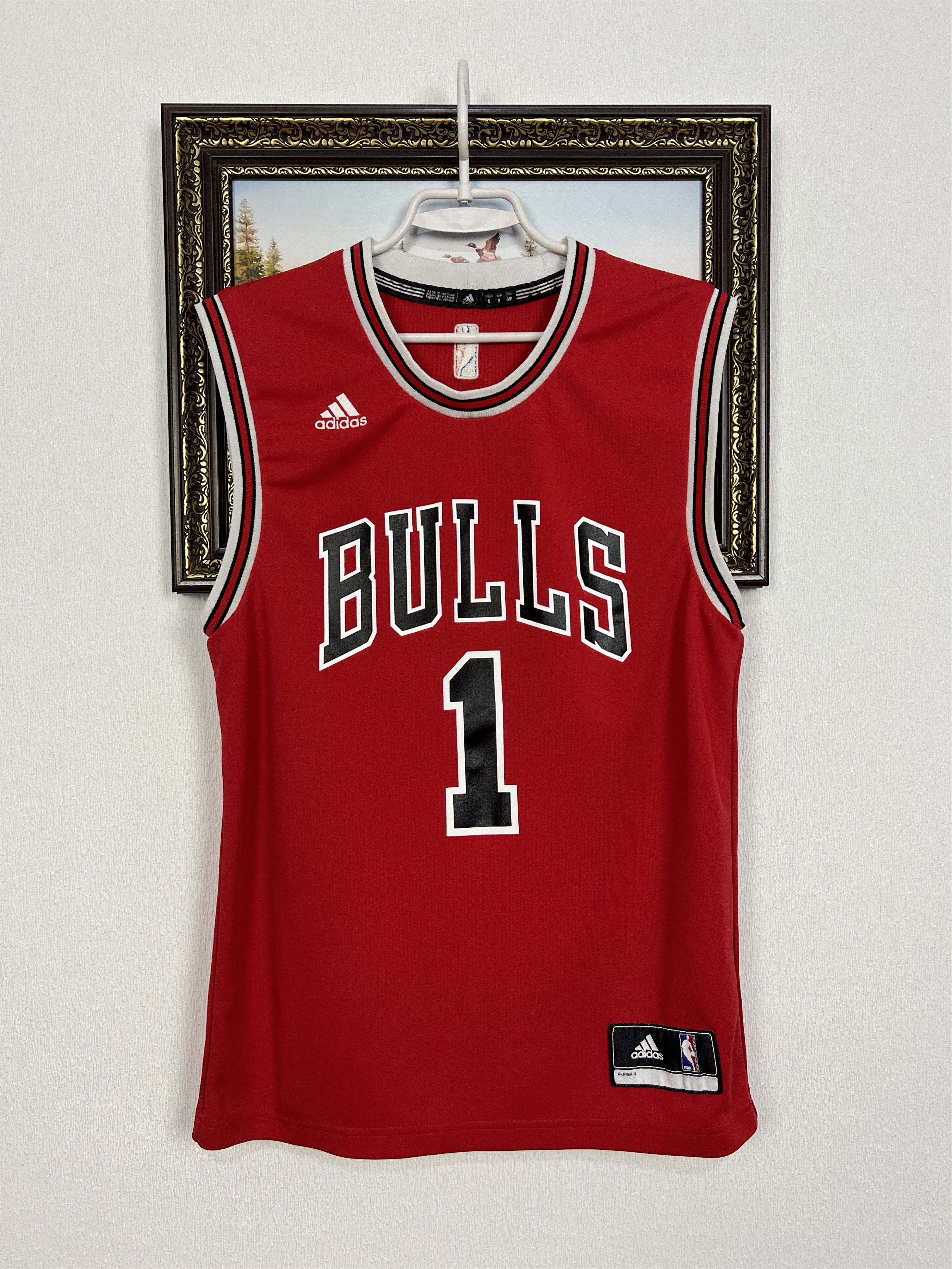 Adidas Vintage Chicago Bulls Derrick Rose #1 NBA Jersey Trikot Size US S / EU 44-46 / 1 - 1 Thumbnail