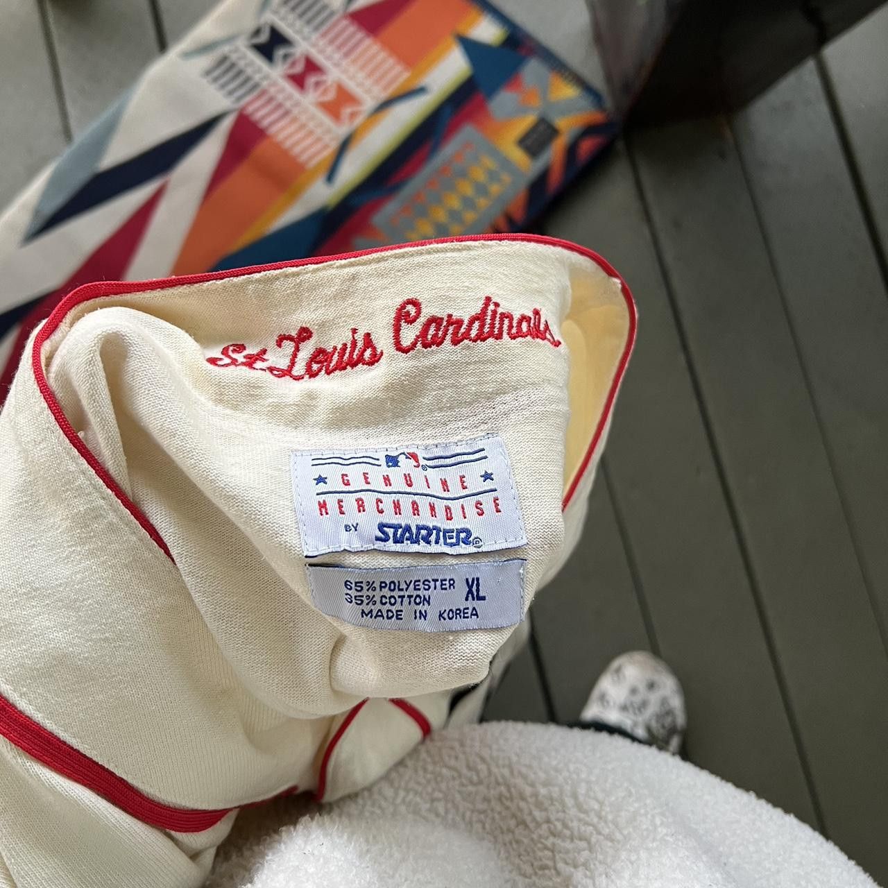 MLB × Starter × Vintage STARTER 90s Vintage Jersey St. Louis Cardinals Size US XL / EU 56 / 4 - 5 Thumbnail