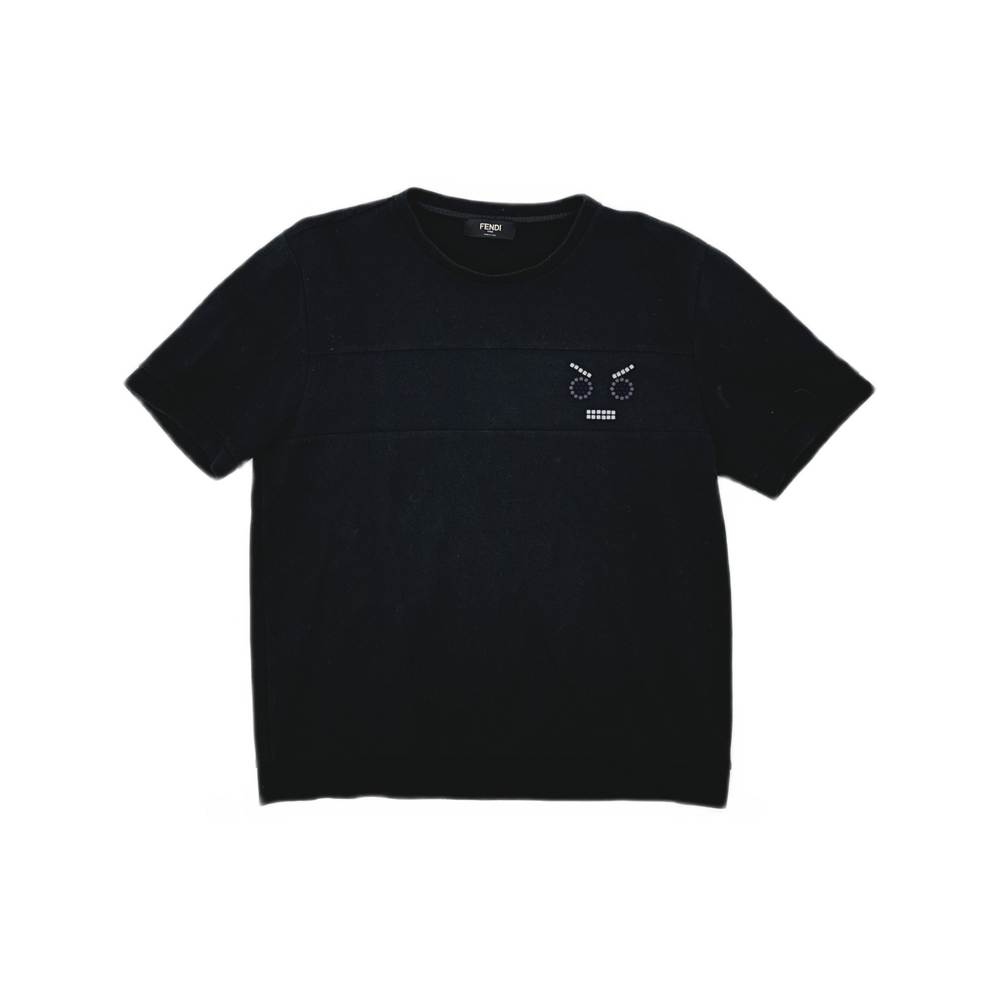 Fendi Fendi Studded Face Short Sleeve T-Shirt Size 52 Size US L / EU 52-54 / 3 - 1 Thumbnail