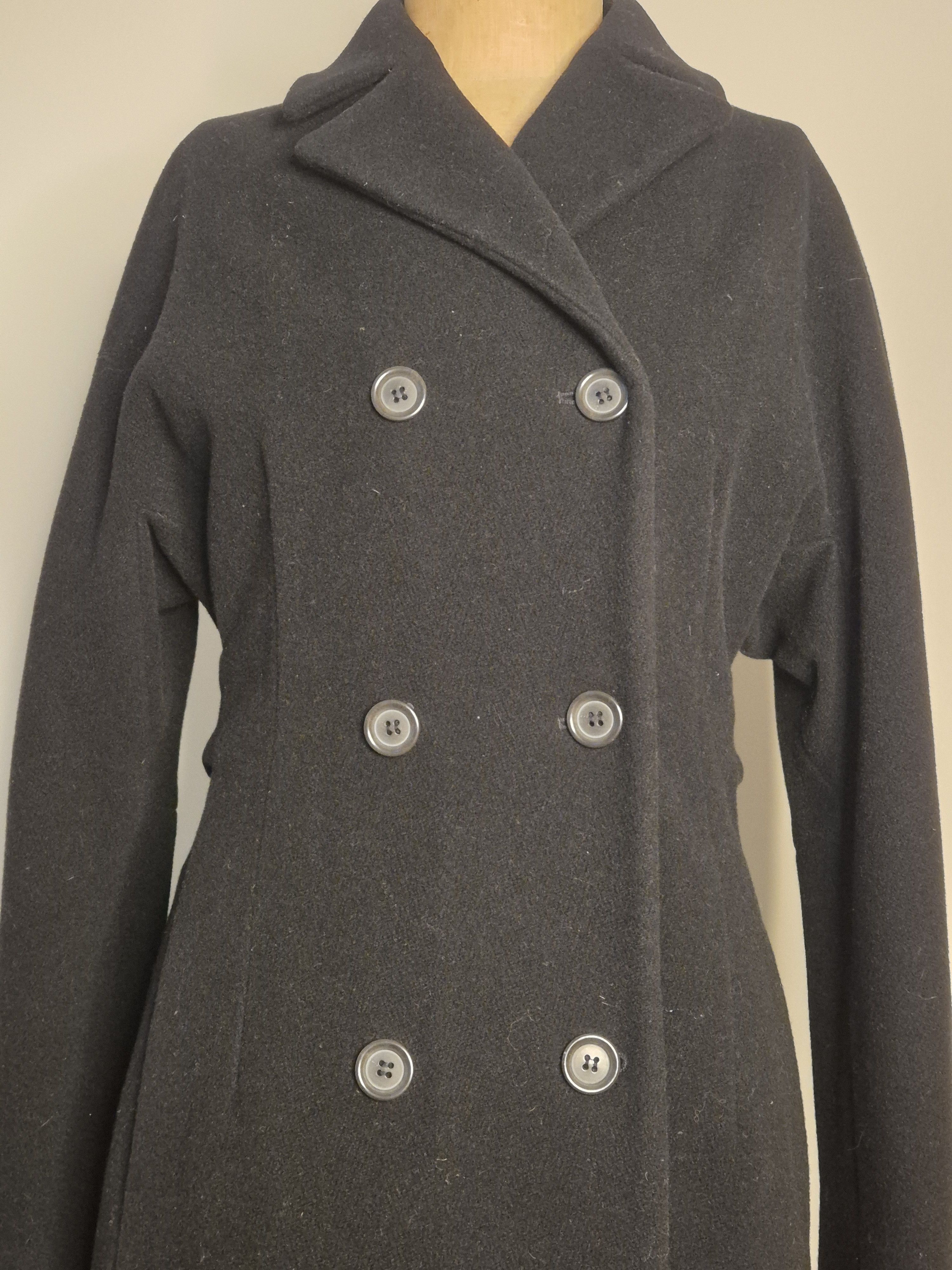 Italia Independent Lawrence Steele 90s woollen overcoat Size S / US 4 / IT 40 - 4 Thumbnail