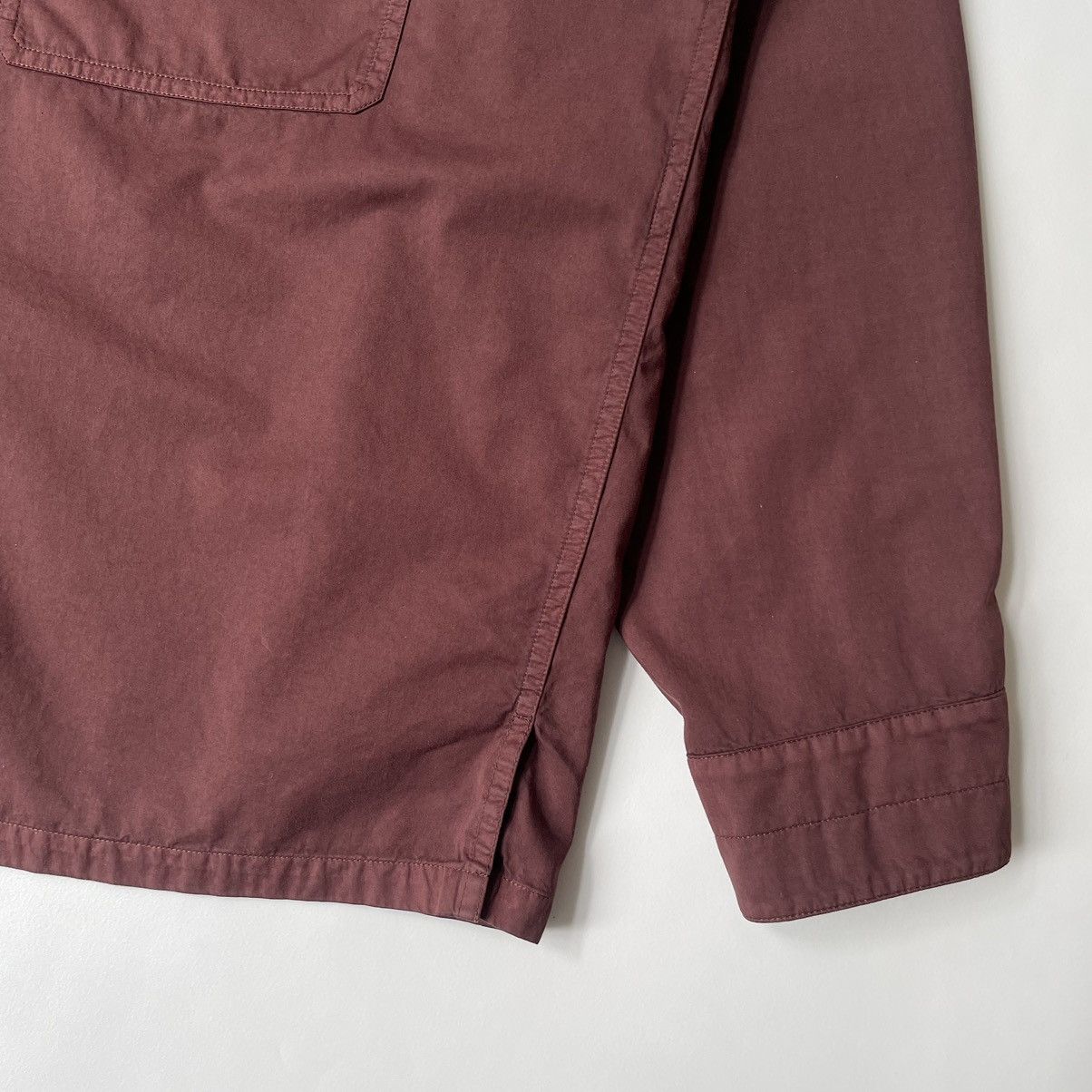 Lemaire Wine Cotton ‘Pyjama’ Over Shirt Size US L / EU 52-54 / 3 - 9 Thumbnail