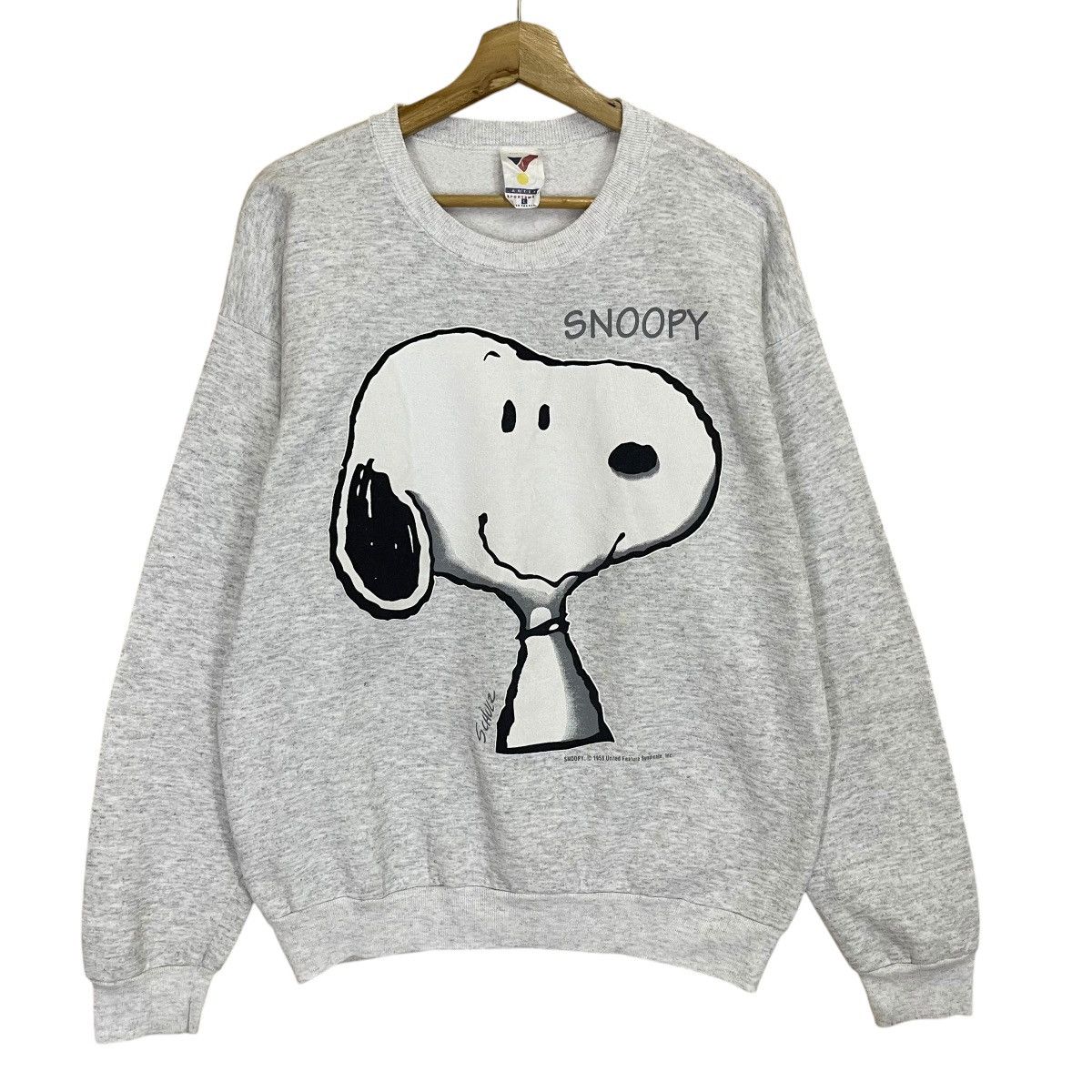 Peanuts × Vintage × Warner Bros Vintage 90s Snoopy Big Logo Crewneck Sweatshirt Size US M / EU 48-50 / 2 - 1 Thumbnail