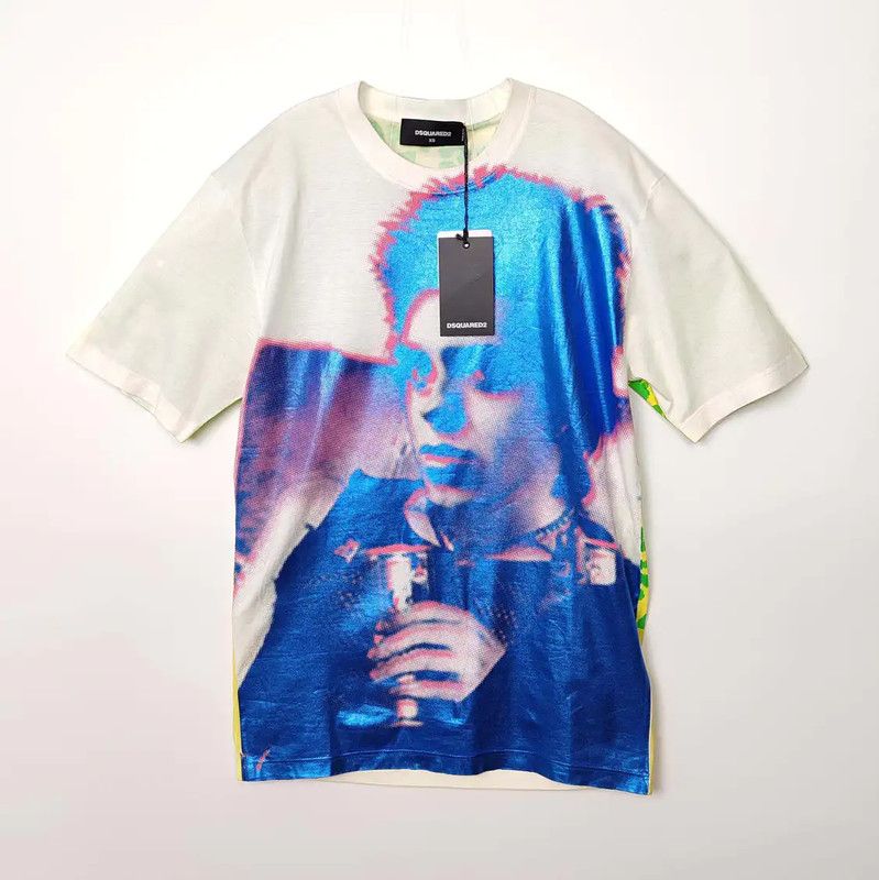Dsquared2 DSQUARED2 Graphic Cotton T-Shirt for Men 0089 Size US XS / EU 42 / 0 - 1 Thumbnail