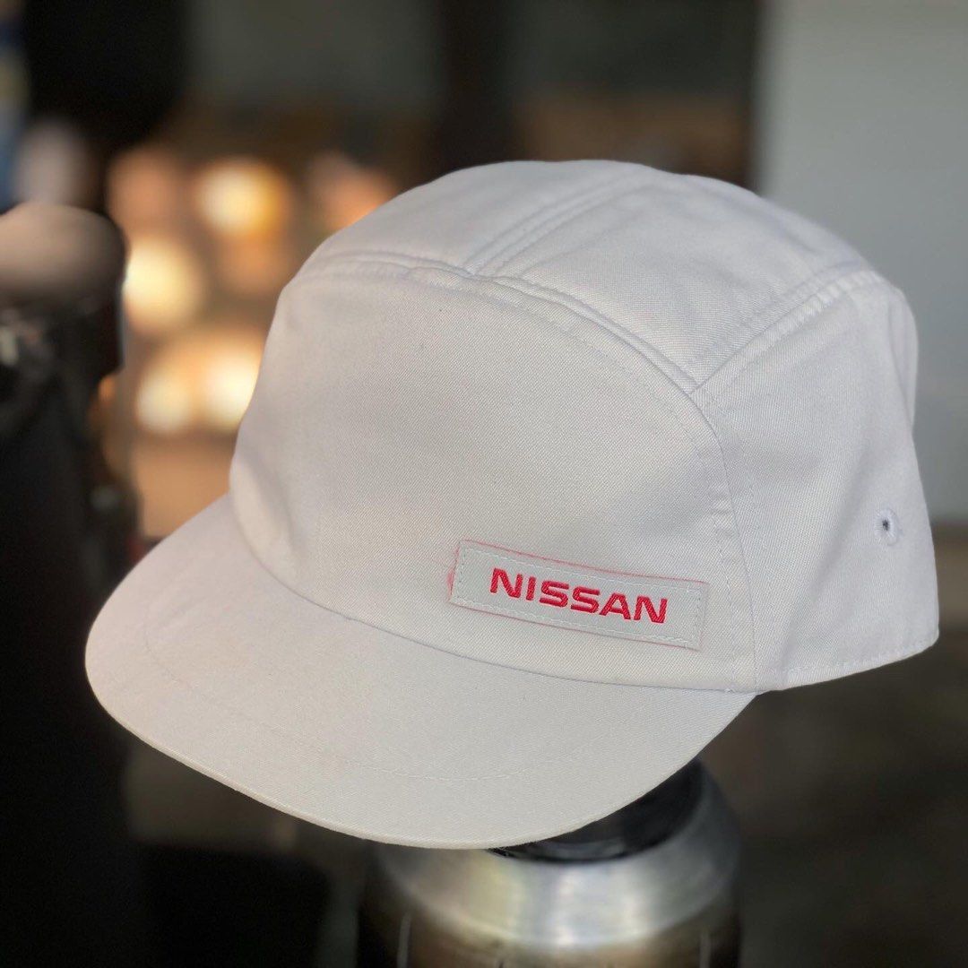 Nissan Vintage NISSAN 5 Panel Racing Cap Hat Adjustable Size ONE SIZE - 2 Thumbnail