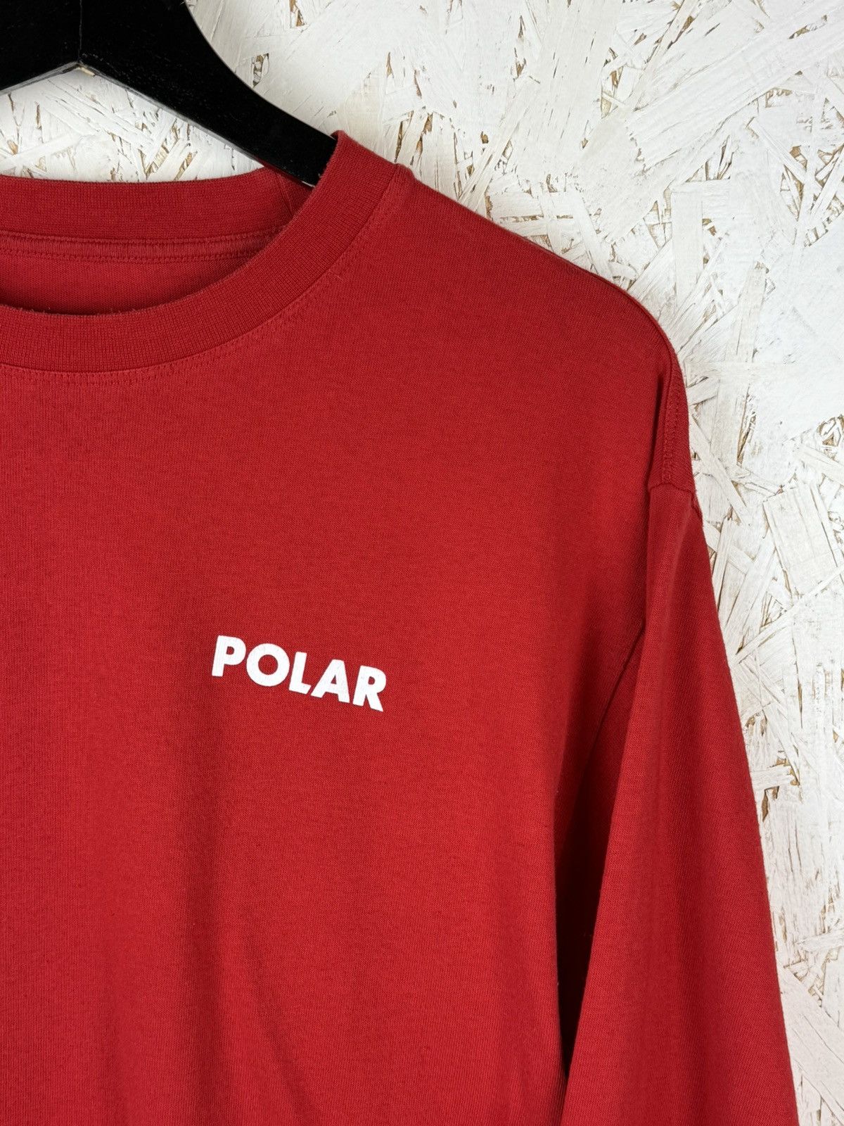 Polar Skate Co. Polar Skateboards Staircase Long Sleeve Skate T-Shirt Red S Size US S / EU 44-46 / 1 - 4 Thumbnail