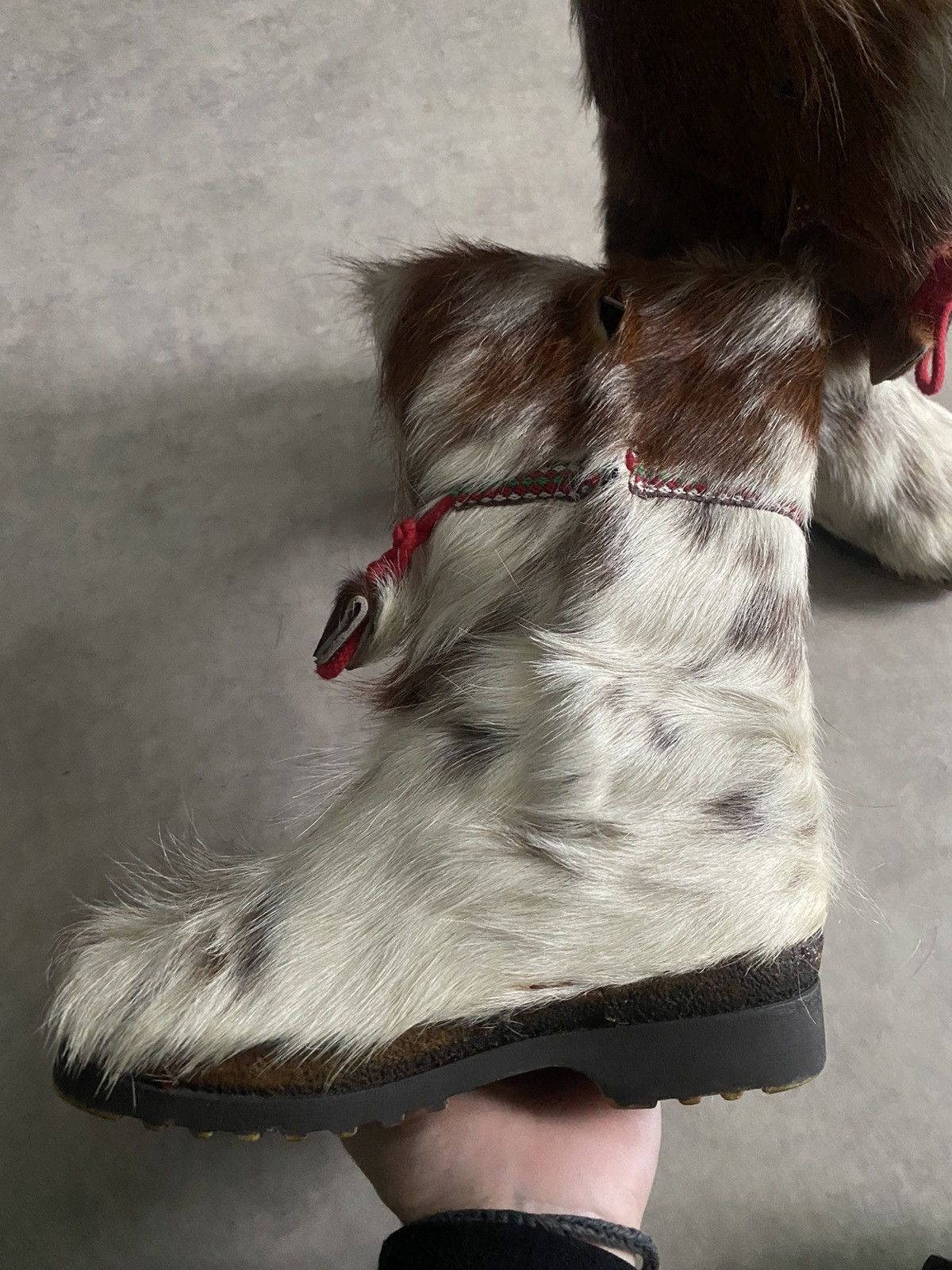 Vintage Sherpa fur boots Size US 4 / IT 34 - 4 Thumbnail