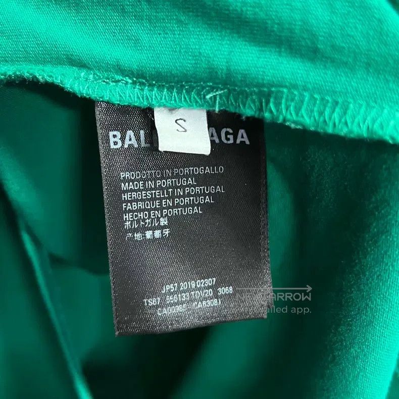 Balenciaga Balenciaga Green Short-sleeve T-shirt Size US S / EU 44-46 / 1 - 3 Thumbnail