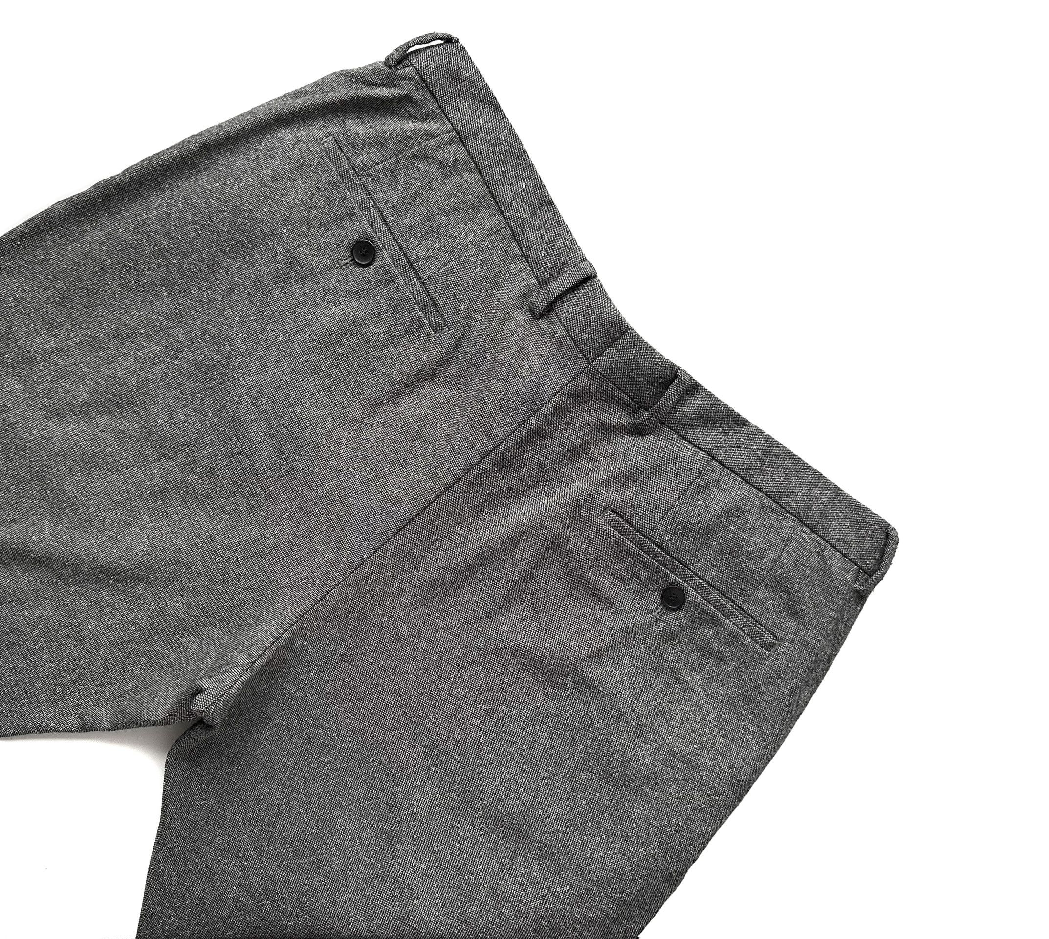 Hugo Boss Hugo Boss grey melange wool trousers Size US 36 / EU 52 - 2 Thumbnail