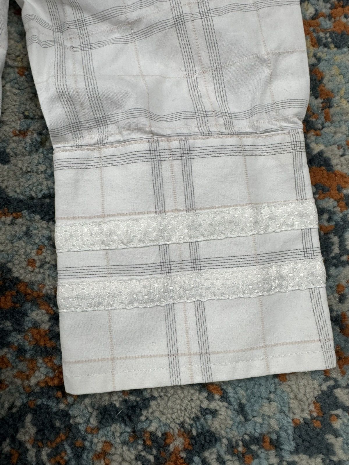 Fender Vintage Y2K Fender embroidered floral flower checked shirt Size US M / EU 48-50 / 2 - 14 Thumbnail