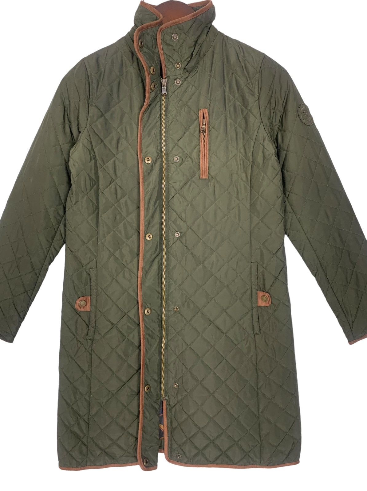 Designer Ralph Lauren designer Luxury Quilted Puffer Long Jacket Size XXS / US 00 / IT 34 - 4 Thumbnail
