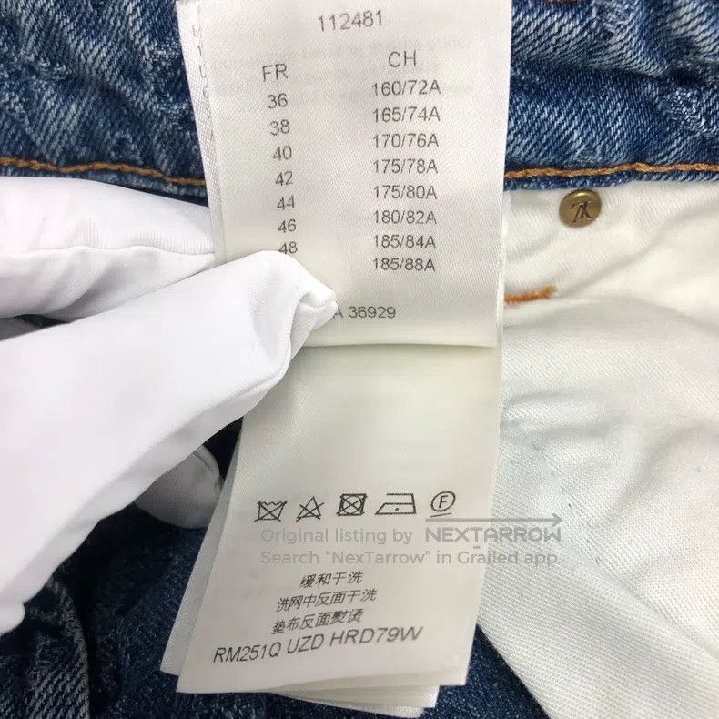 Louis Vuitton Louis Vuitton Old Flower Jeans Size US 29 - 5 Thumbnail
