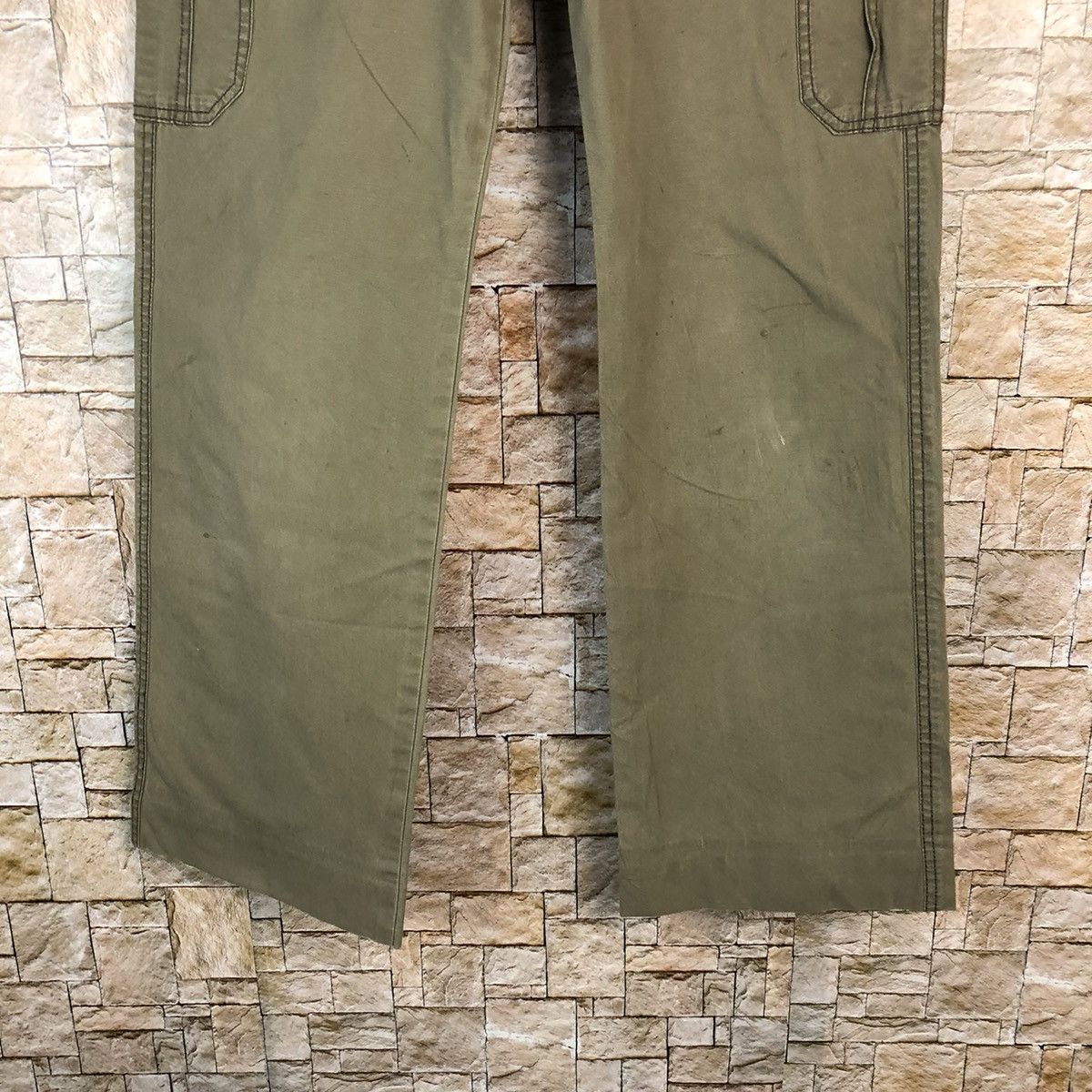 Japanese Brand Kiss Mark Cargo utility tactical Multipocket Pants #A983 Size 27" / US 4 / IT 40 - 6 Thumbnail