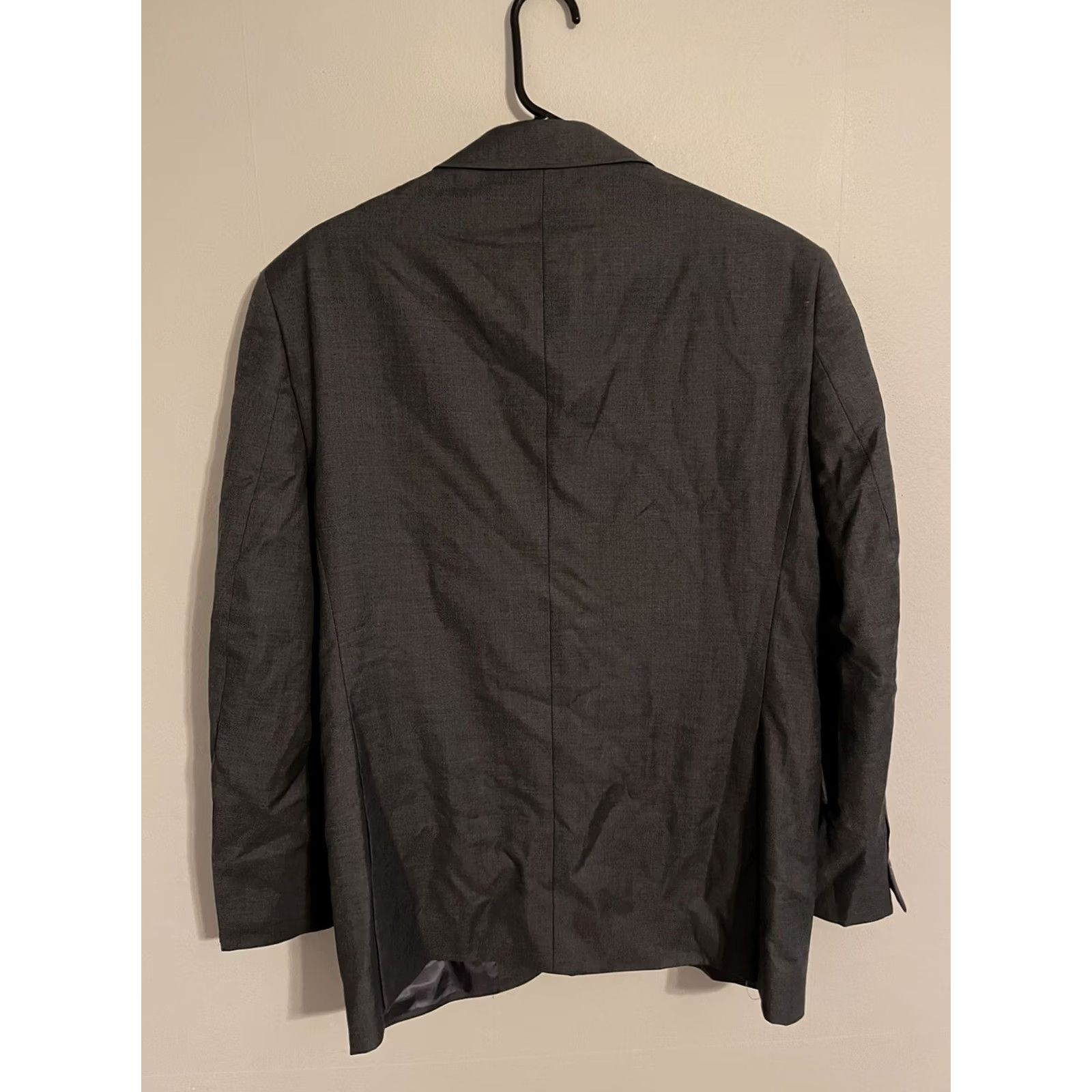 Jos. A. Bank VINTAGE Jos A Bank Signature Tailored Fit Dark Gray Coat Jacket Blazer -Men's 42R - New Size 42R - 4 Thumbnail