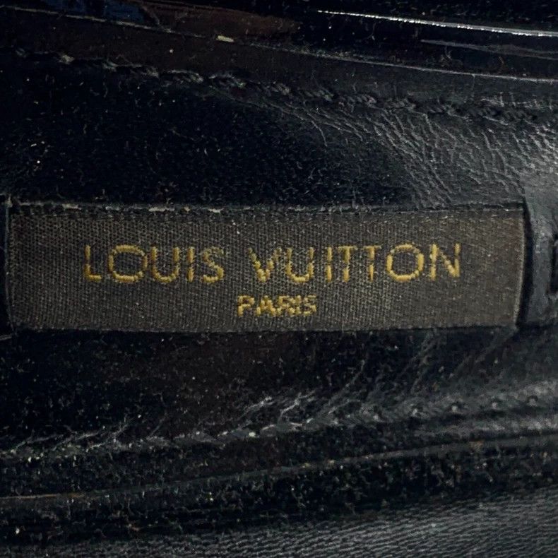 Louis Vuitton Louis Vuitton Black leather-paneled stiletto pointed pumps Size US 5 / IT 35 - 7 Thumbnail