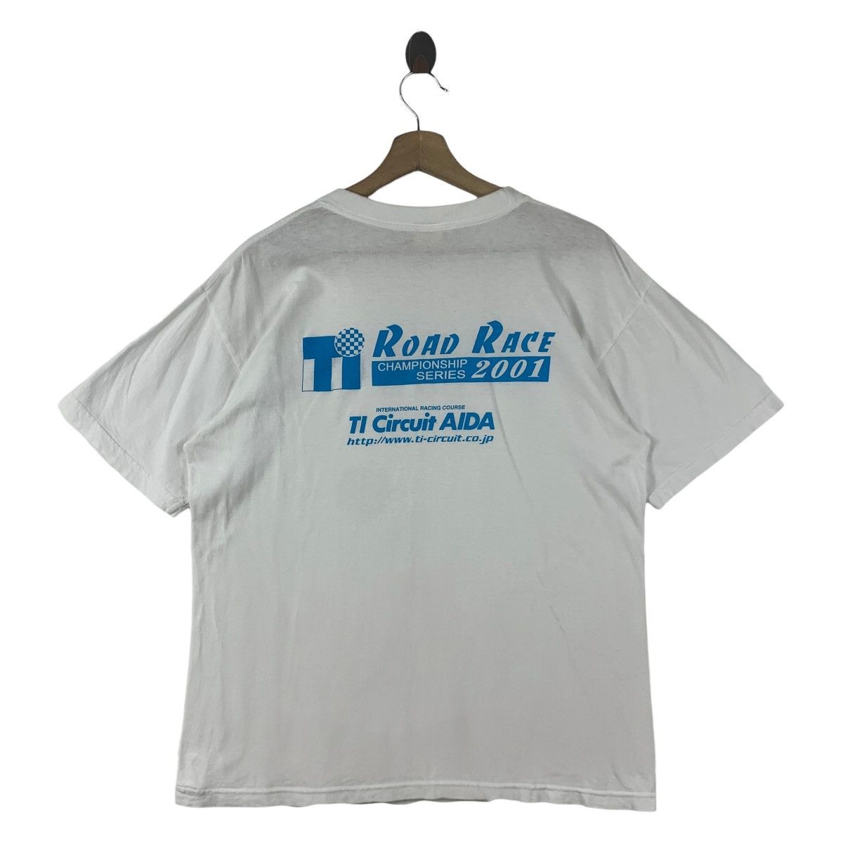 Japanese Brand Vintage TI ROAD RACE Championship racing tee Size US L / EU 52-54 / 3 - 1 Thumbnail