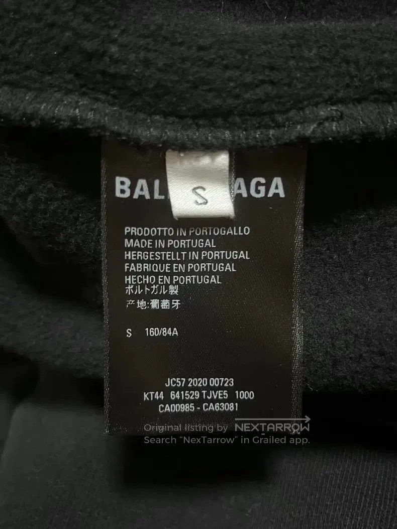 Balenciaga Balenciaga Front and back Defile French hooded sweatshirt, Size US S / EU 44-46 / 1 - 4 Thumbnail