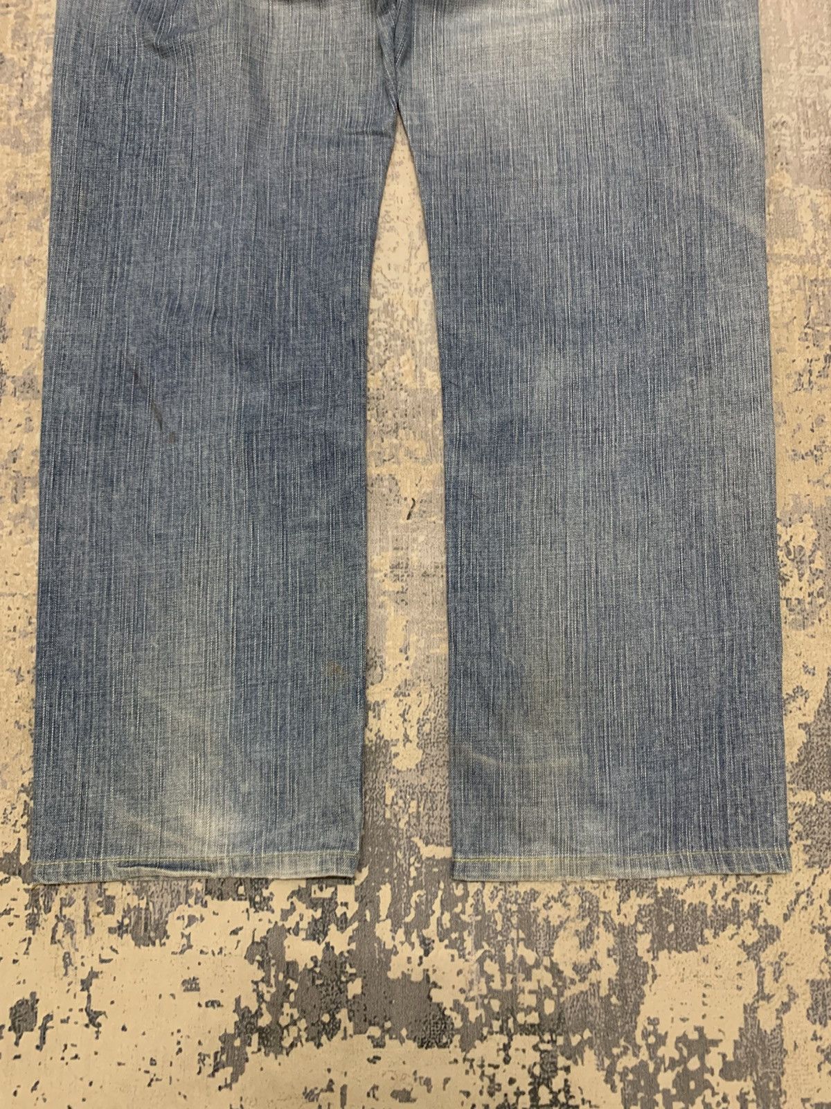Edwin Vintage Edwin Distressed Baggy Jeans W37x29.5 Size US 37 - 12 Thumbnail