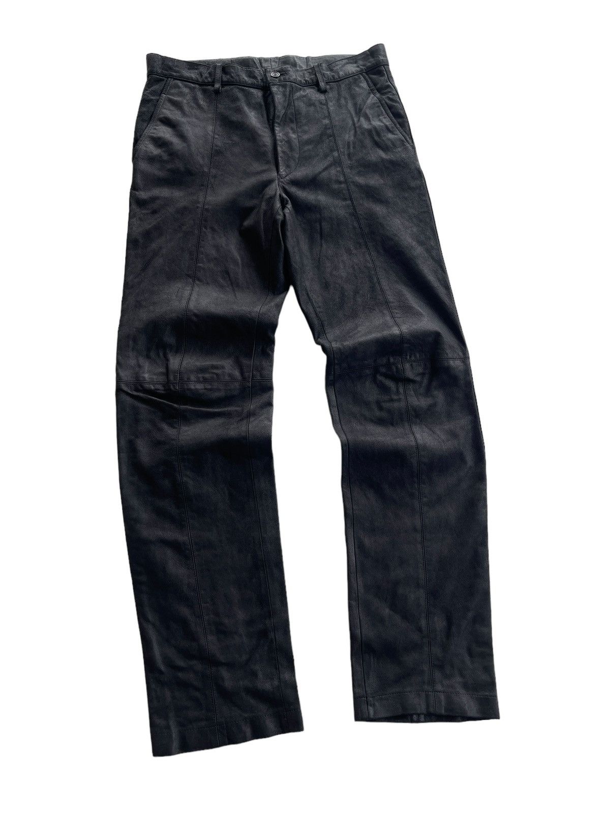 Issey Miyake Issey Miyake Men Sheepskin Leather Pants Size US 31 - 4 Thumbnail