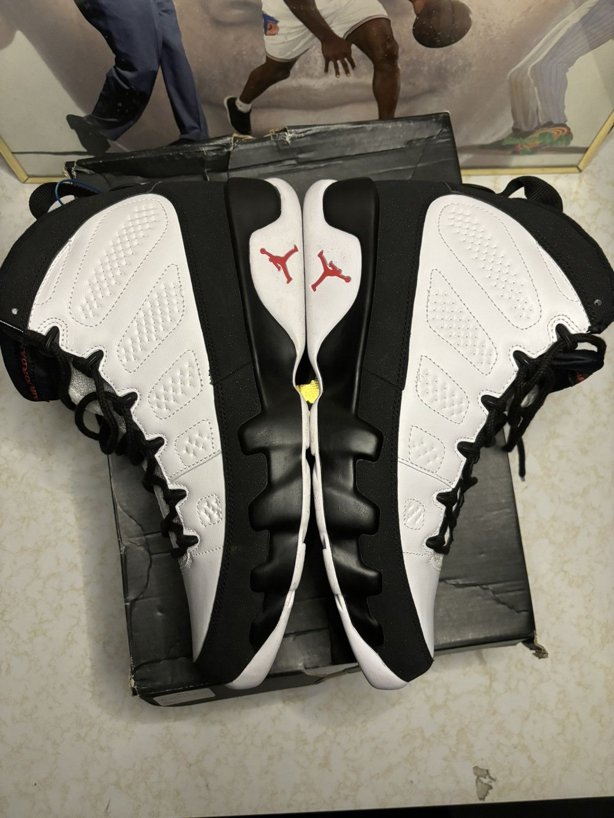 Jordan Brand Air Jordan 9 Retro OG 2016 Space Jam 2016 Size US 11.5 / EU 44-45 - 4 Thumbnail