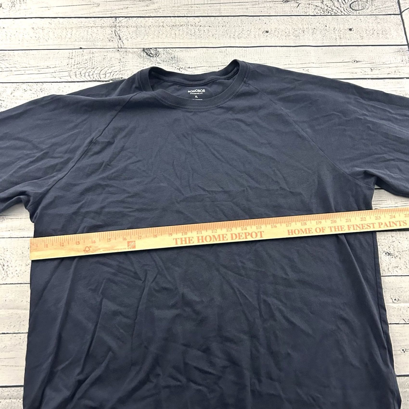 Bonobos Bonobos XL T-Shirt Long Sleeve Men Blue 100% Cotton Standard Fit Shirt Size US XL / EU 56 / 4 - 4 Thumbnail