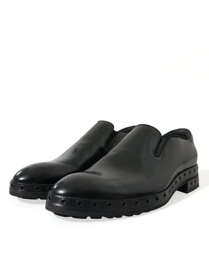 Dolce & Gabbana o1y0125 Loafers in Black Size US 7 / EU 40 - 5 Thumbnail