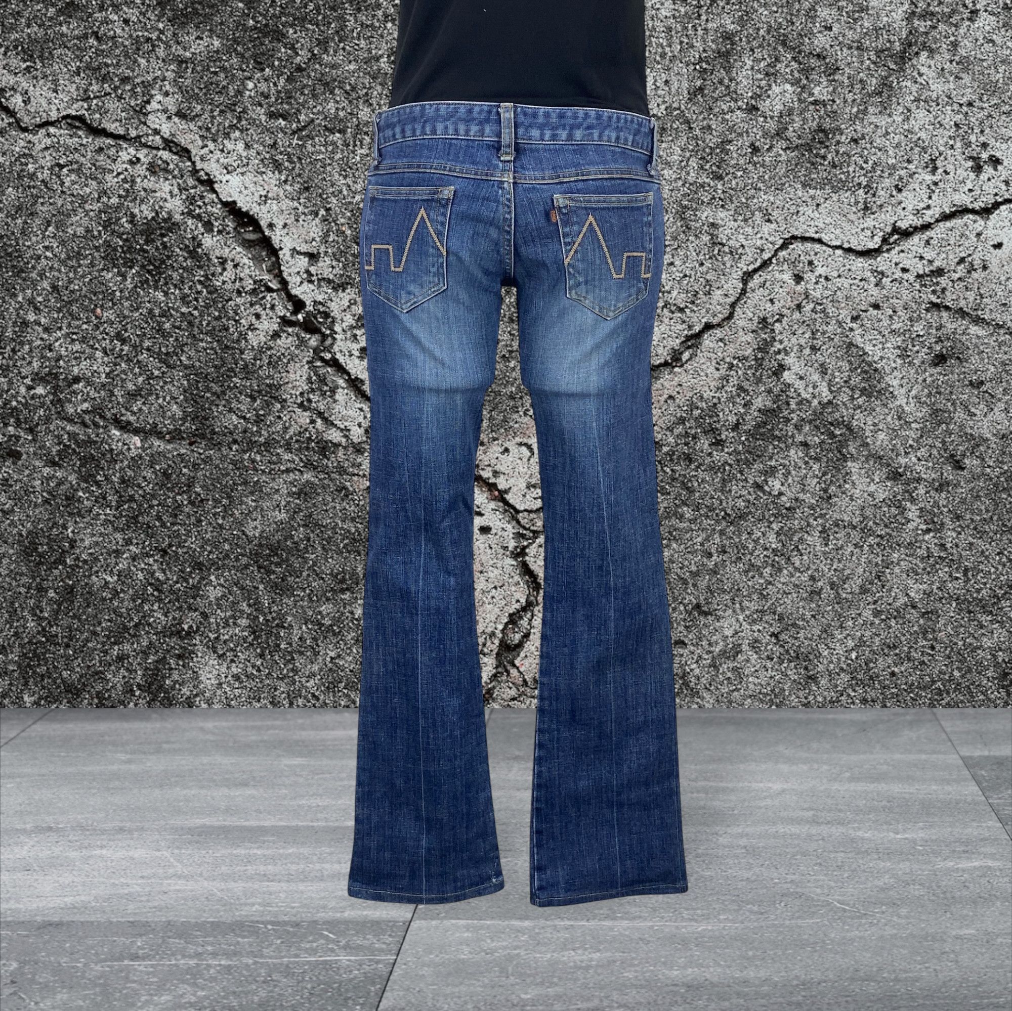 Japanese Brand Paul Frank Denim Flare Jeans Size 26" / US 2 / IT 38 - 1 Thumbnail