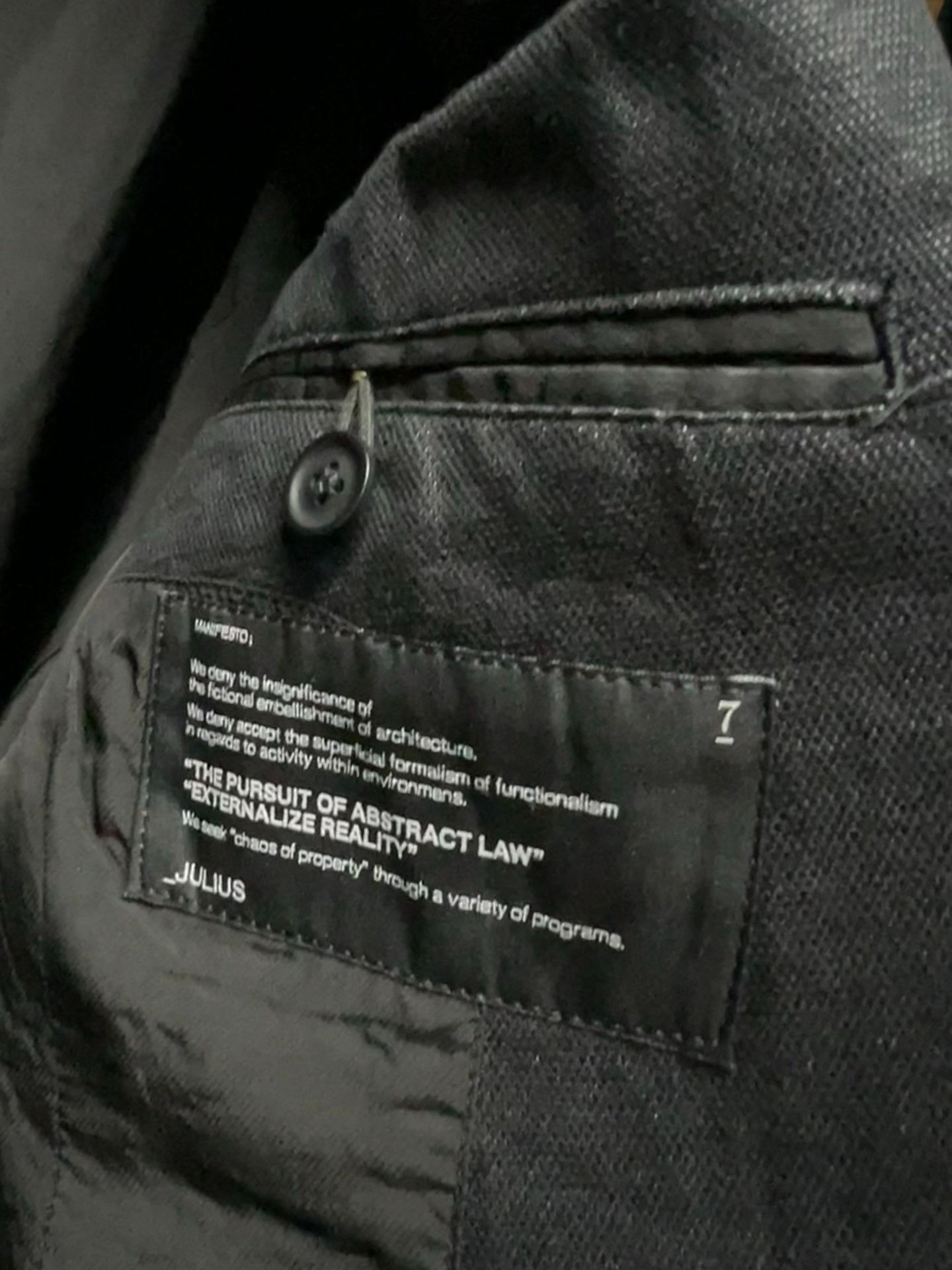 Julius julius suit jacket Nextarrow-2412 Size US S / EU 44-46 / 1 - 4 Thumbnail