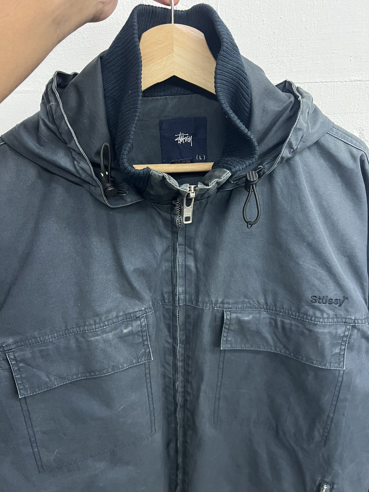 Stussy Vintage Stussy Insulated Work Cotton Parka Jacket Size US L / EU 52-54 / 3 - 15 Thumbnail