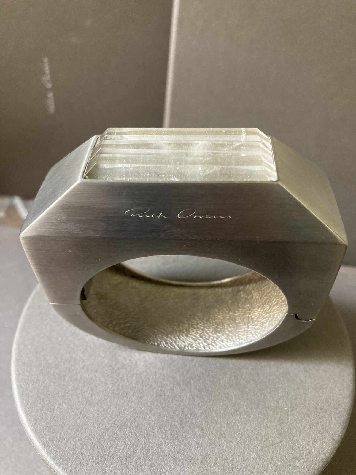 Rick Owens NEVER WORN/ Rick Owens Crystal Beveled Bangle Bracelet Size ONE SIZE - 1 Thumbnail