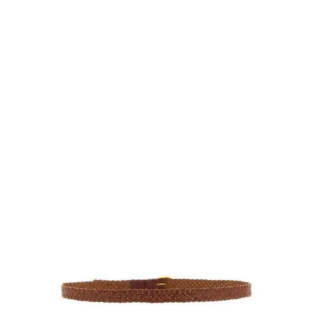 Saint Laurent Paris SAINT LAURENT Brown Tiny Cassandre Belt New & Authentic (Men Size ONE SIZE - 2 Thumbnail
