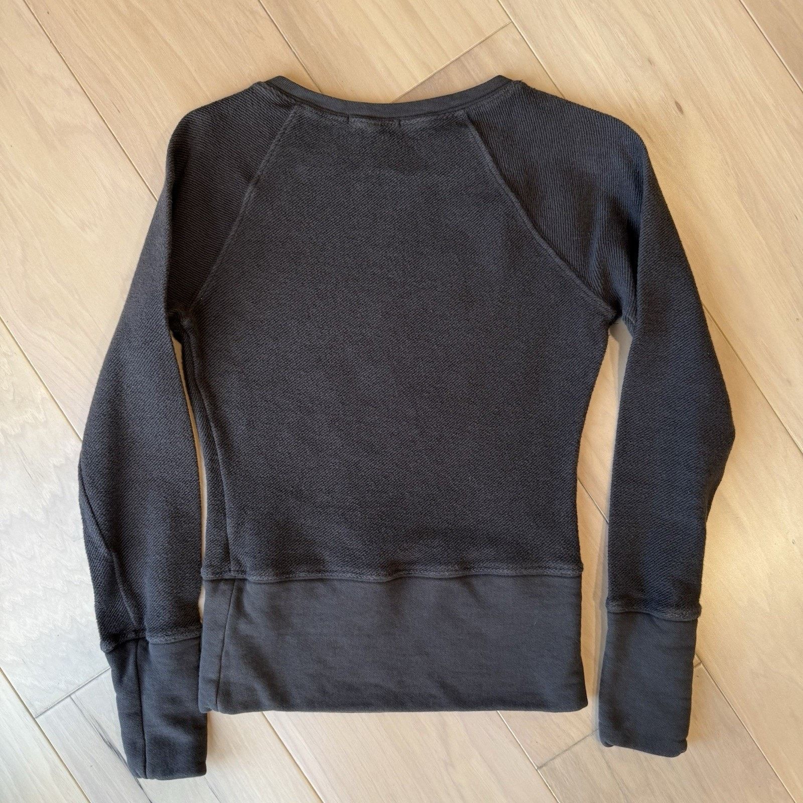 James Perse James Perse Vintage French Terry Sweatshirt Women's 1 Black Size XS / US 0-2 / IT 36-38 - 8 Thumbnail