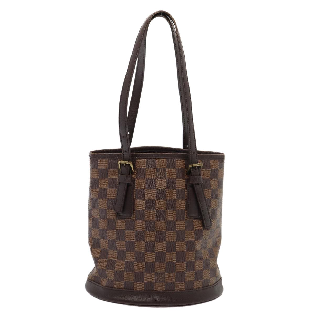 Louis Vuitton Bucket Brown Canvas Shoulder Bag (Pre-Owned) Size ONE SIZE - 1 Thumbnail