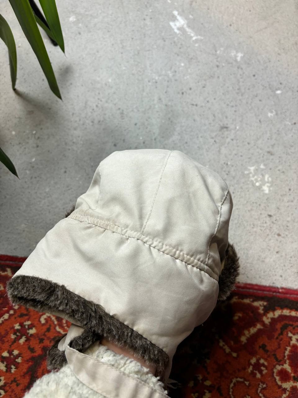 Hysteric Glamour × Vintage Vintage Y2K Japanese brand Ushanka Active opium black fur Size ONE SIZE - 3 Thumbnail