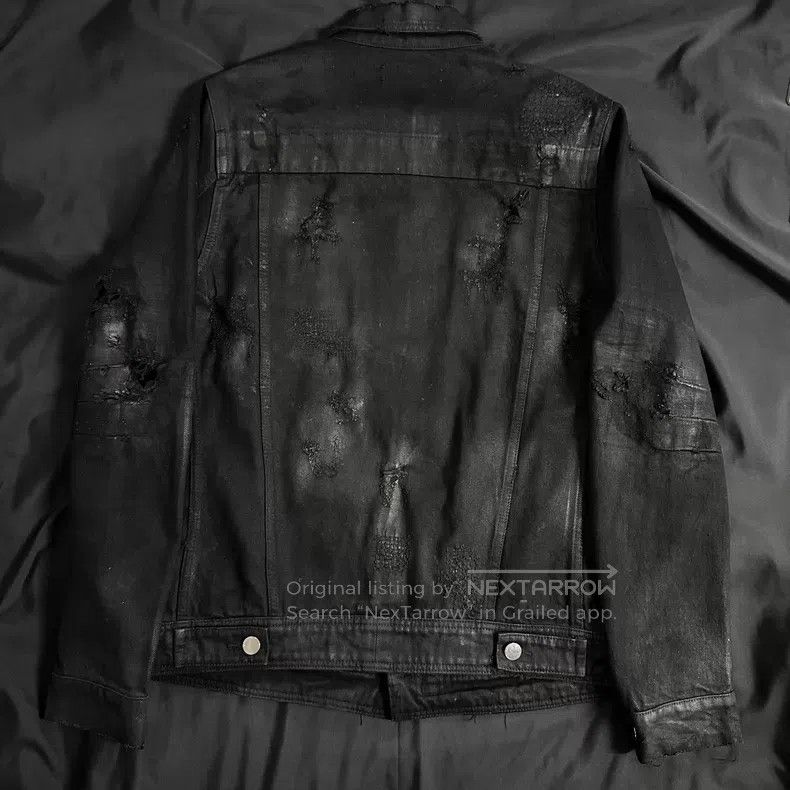 Amiri Amiri Size M Waxing ruins the denim jacket Size US M / EU 48-50 / 2 - 2 Thumbnail