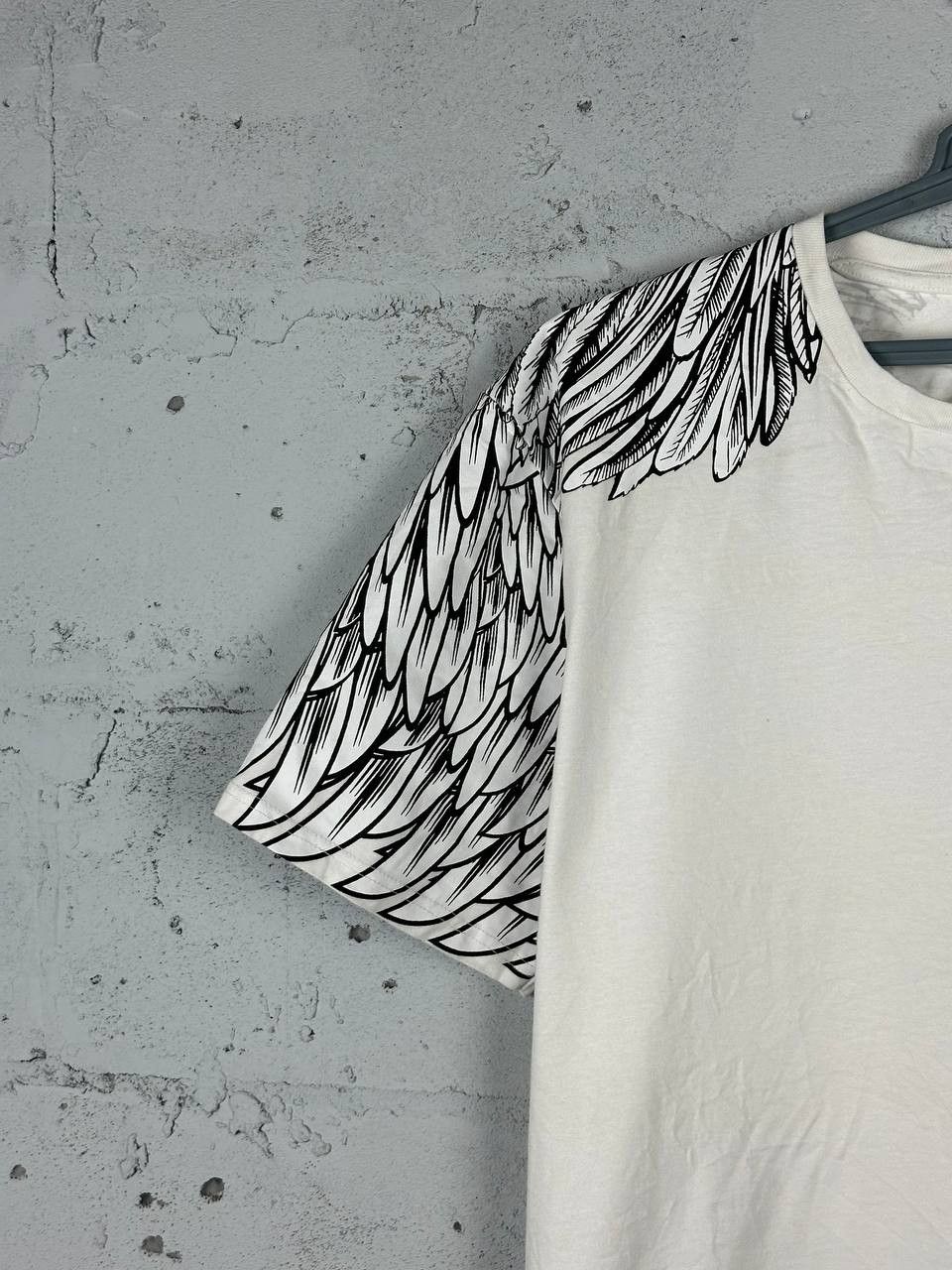 Affliction × Southpole × Tapout White Affliction Style Wings Skull Tiger T-Shirt Size US XL / EU 56 / 4 - 4 Thumbnail