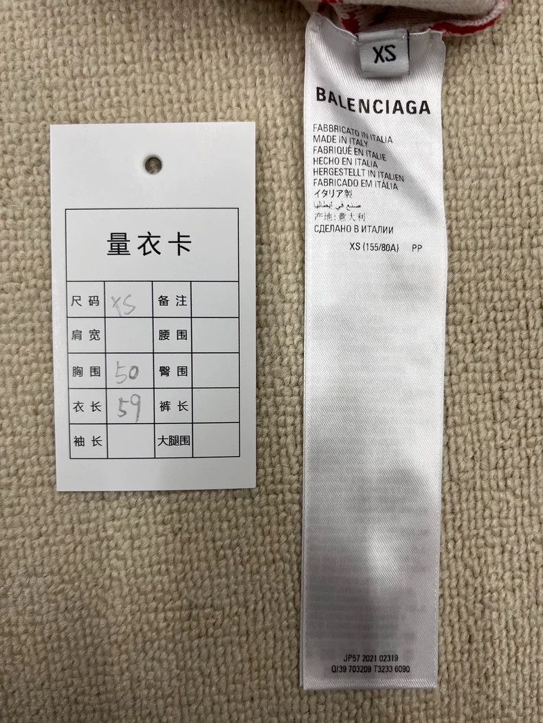 Balenciaga Balenciaga SS22 Full Logo Crew Neck Cotton Sweater 2504-Nex Size US XS / EU 42 / 0 - 5 Thumbnail