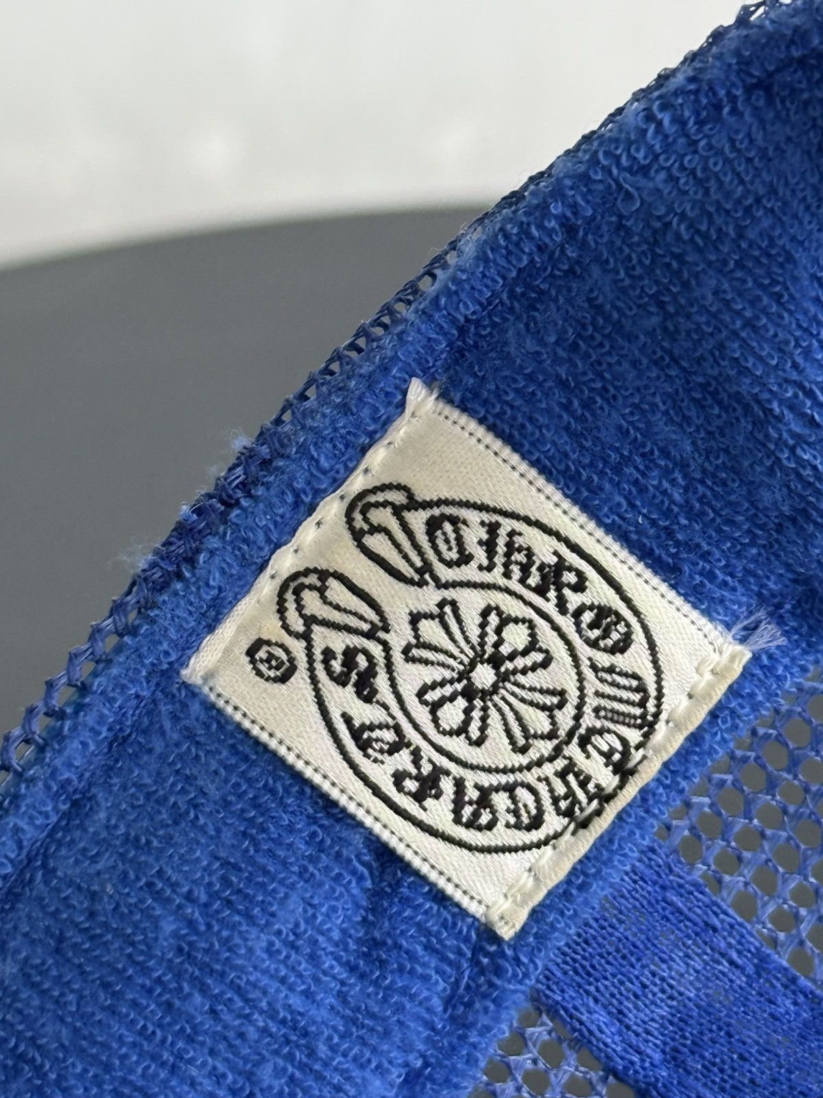 Chrome Hearts Chrome Hearts - Vintage Red on Blue FUCK Trucker Hat Size ONE SIZE - 7 Thumbnail