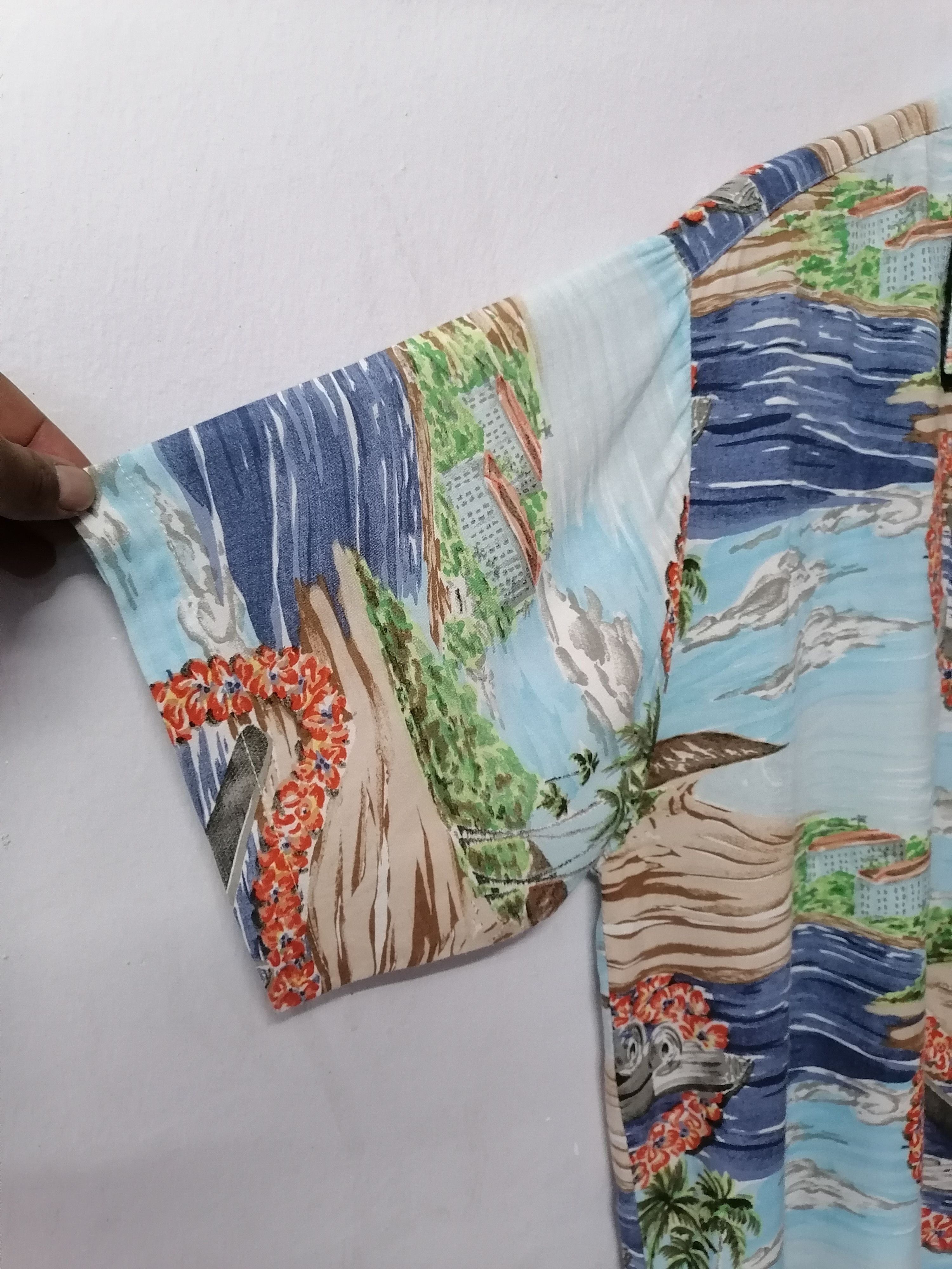 Ocean Current × Vintage Ocean Current C-MRK. INC Registered Prints Hawaiian Shirt Size US L / EU 52-54 / 3 - 5 Thumbnail