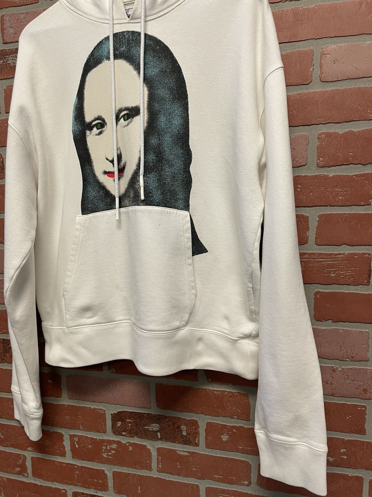 Off-White Size XL - Off-White Mona Lisa Oversized Hoodie 'White' Size US XL / EU 56 / 4 - 3 Thumbnail