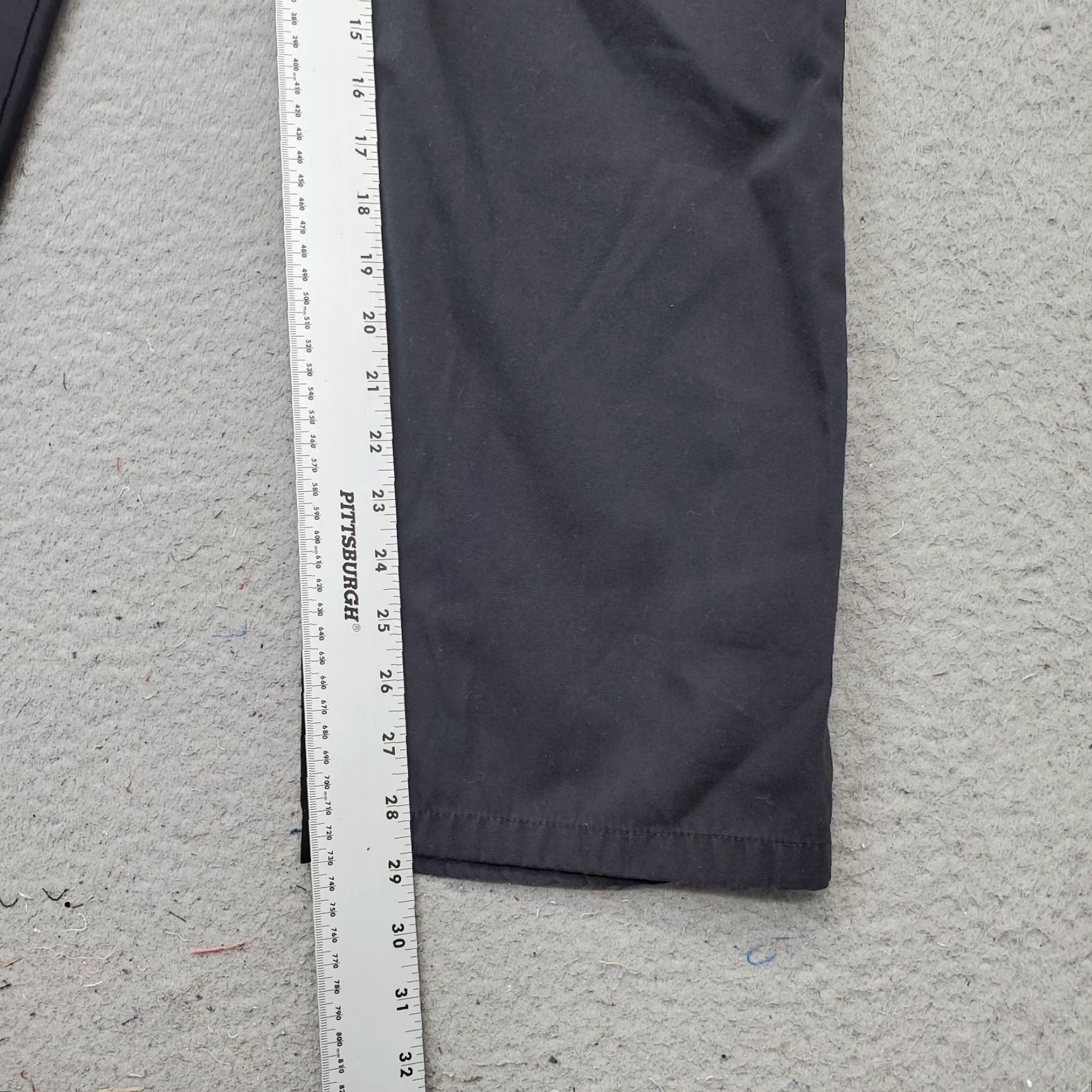 Dickies Dickies Scrub Pants Womens XL Black Comfort Drawstring Waist Straight Leg Size 40" / US 18 - 4 Thumbnail